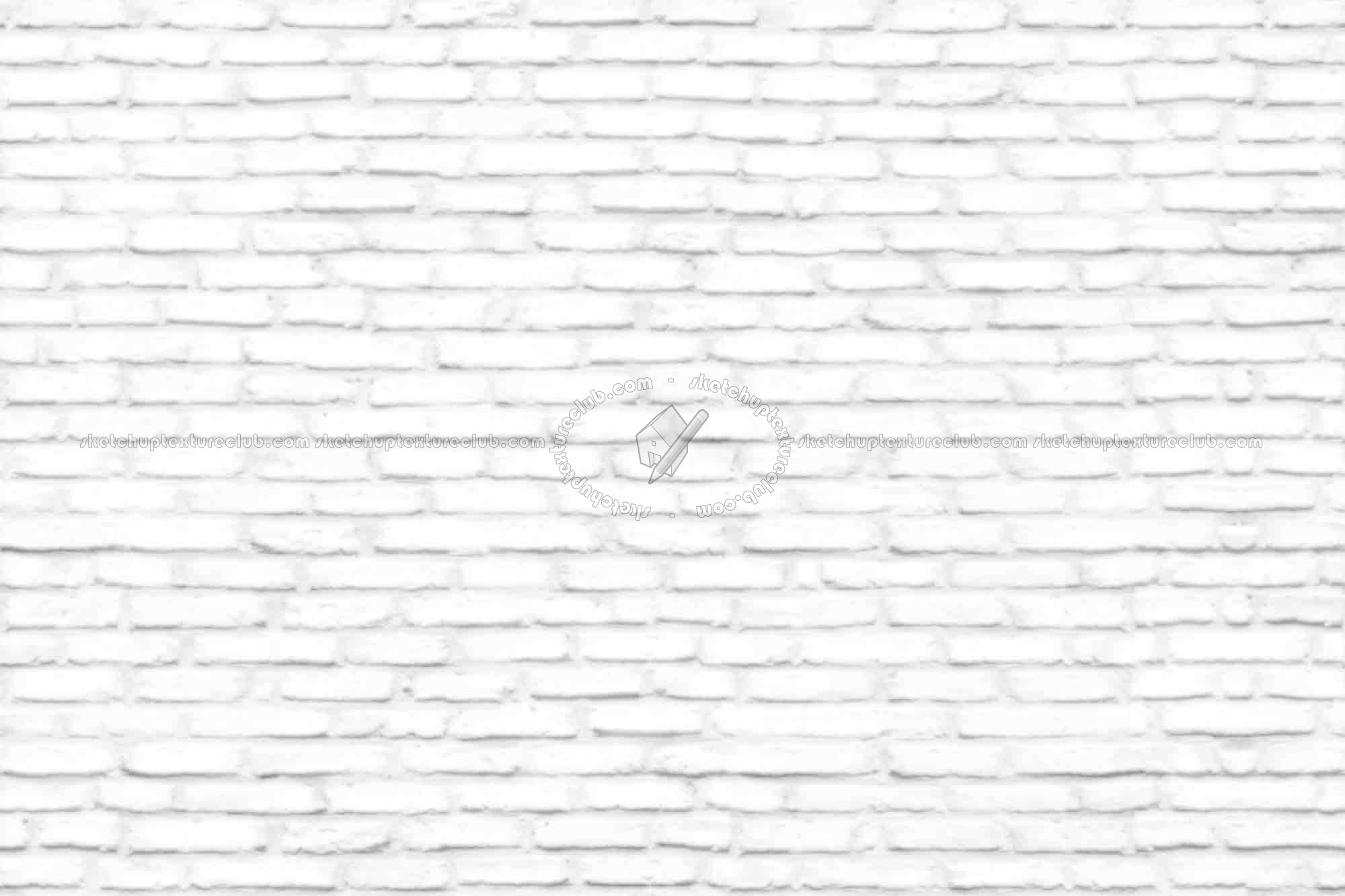 Textures   -   ARCHITECTURE   -   BRICKS   -   White Bricks  - White bricks texture seamless 00512 - Ambient occlusion