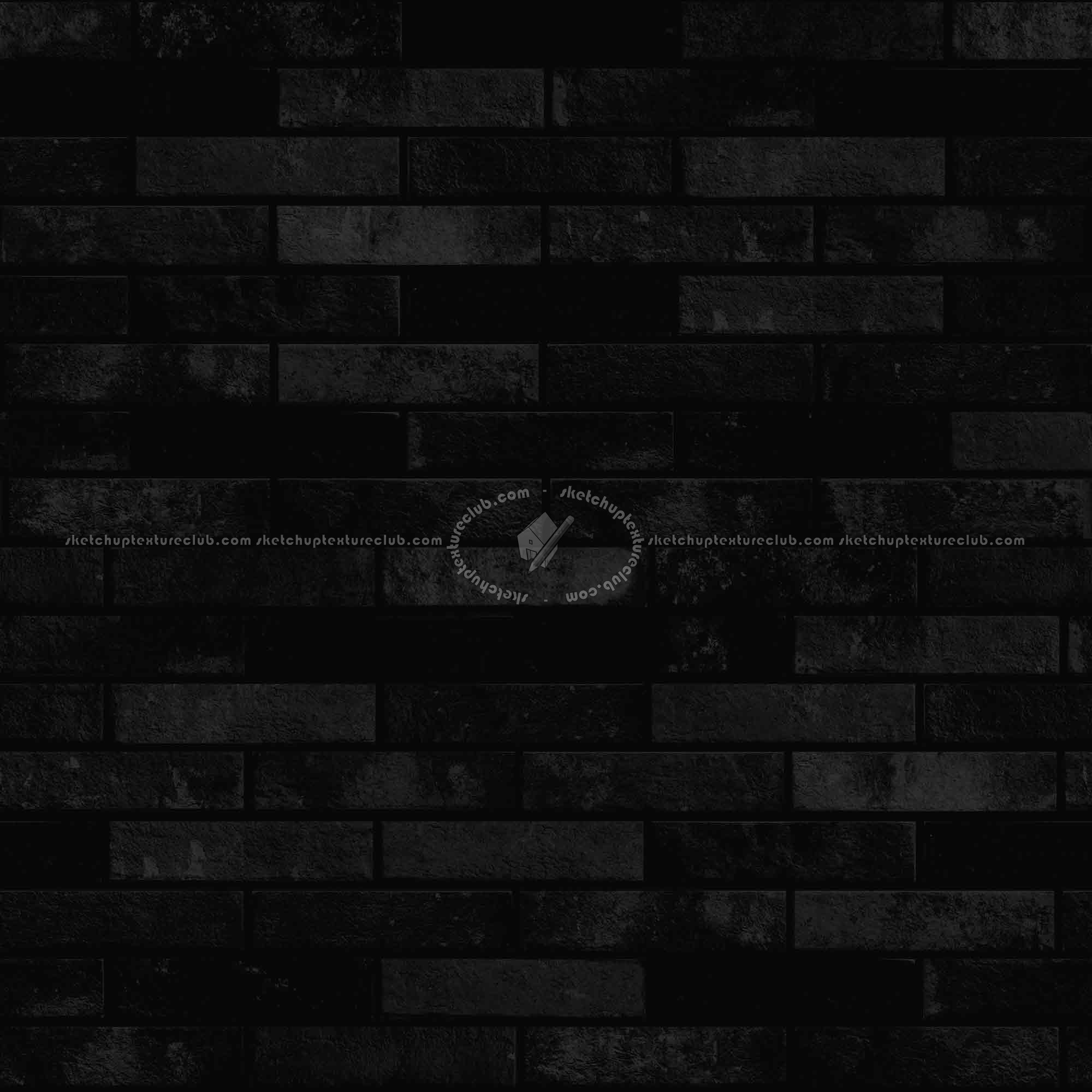 Textures   -   ARCHITECTURE   -   BRICKS   -   Facing Bricks   -   Rustic  - Rustic brick wall PBR texture seamless 22069 - Specular