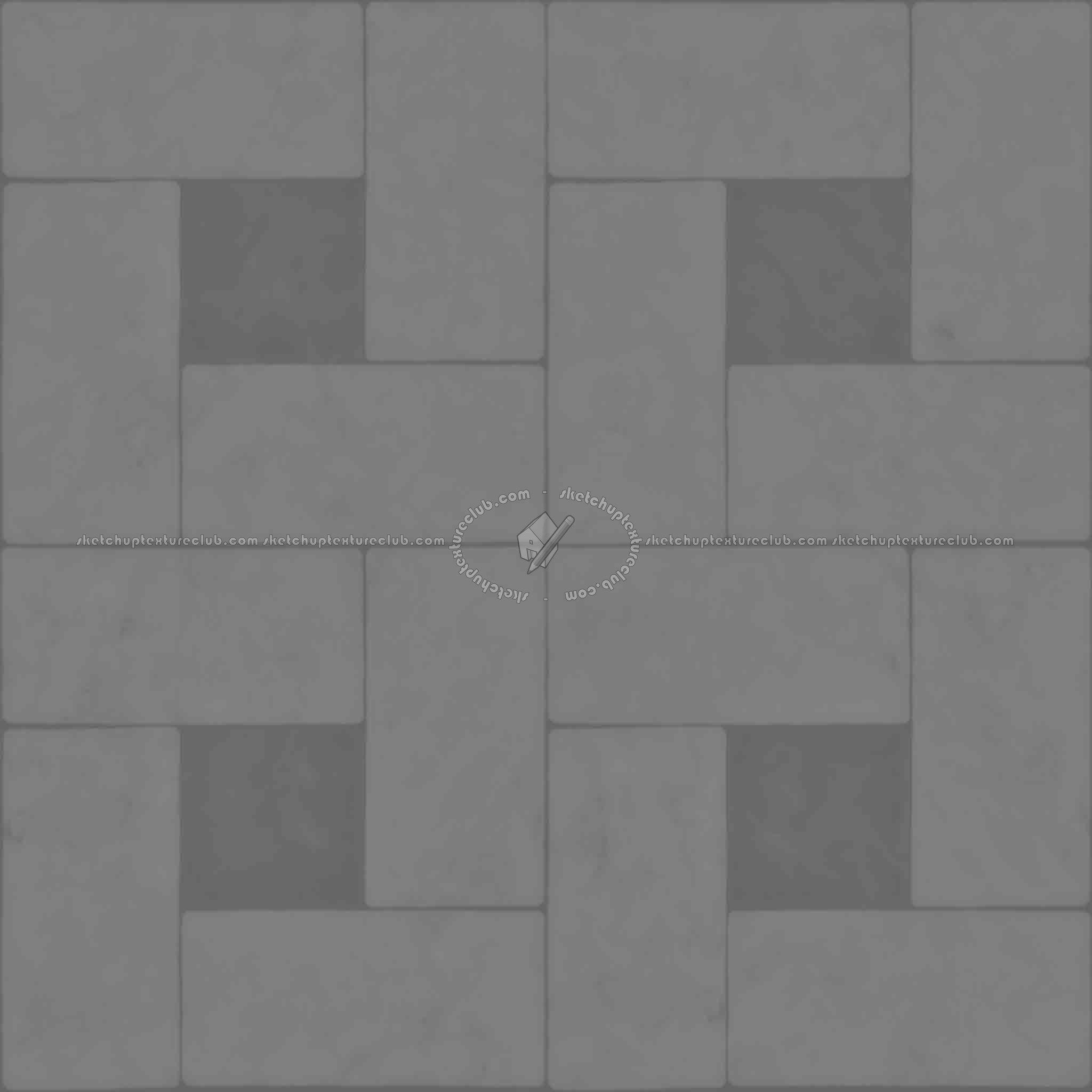 Textures   -   ARCHITECTURE   -   TILES INTERIOR   -   Marble tiles   -   Marble geometric patterns  - Black and white marble tile texture seamless 21140 - Displacement