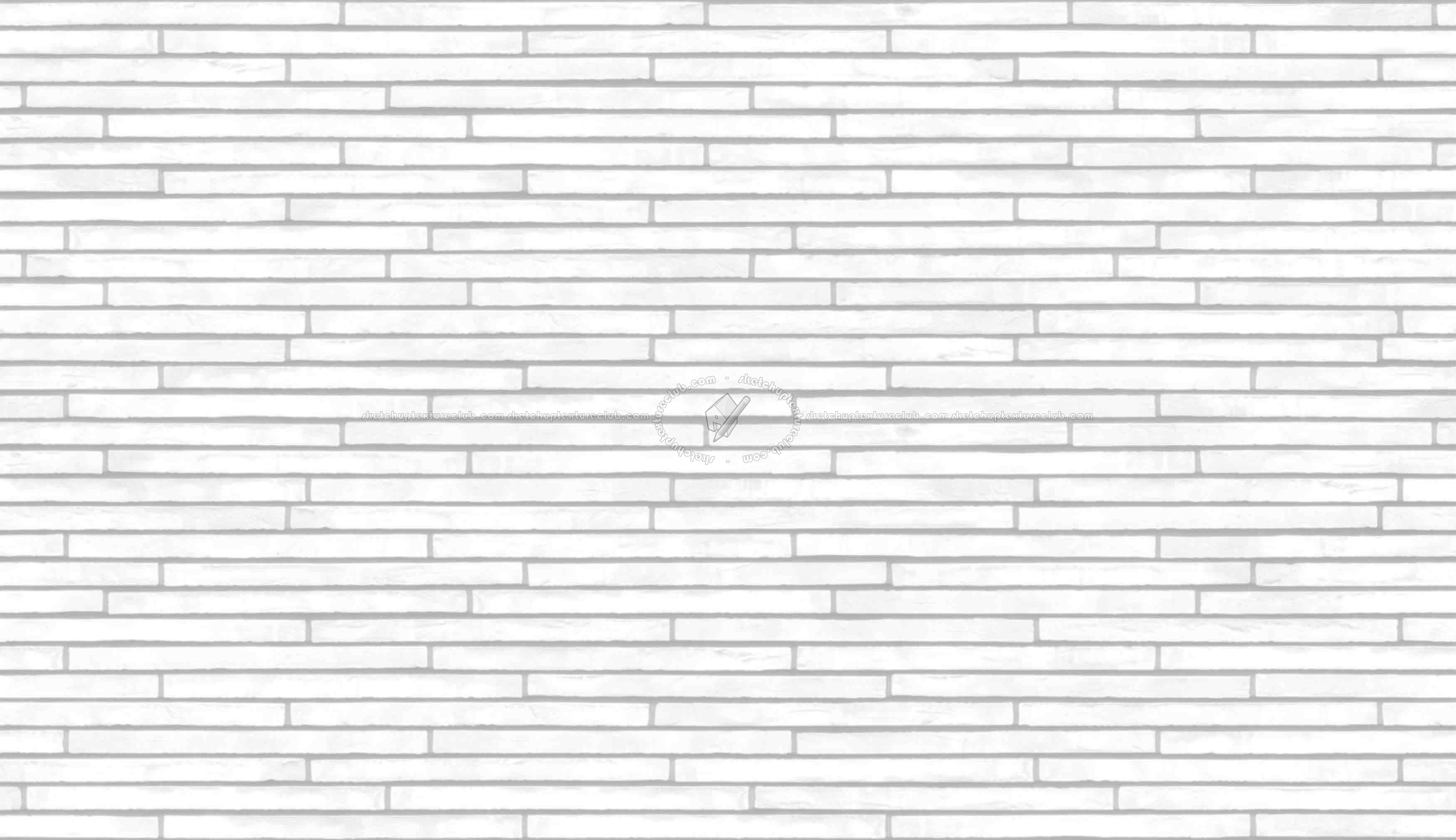 Textures   -   ARCHITECTURE   -   WALLS TILE OUTSIDE  - Clay bricks wall cladding PBR texture seamless 21724 - Ambient occlusion
