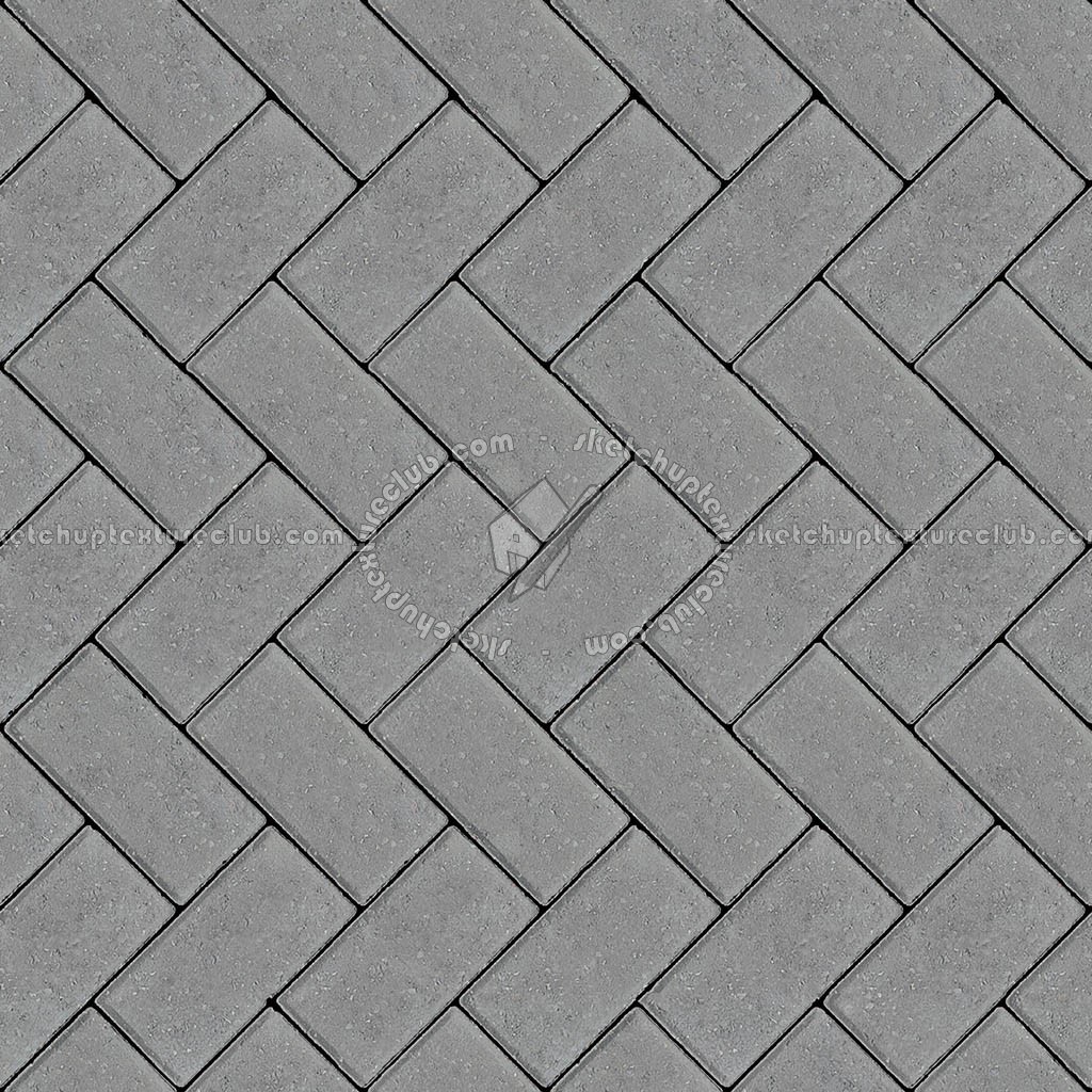 Textures   -   ARCHITECTURE   -   PAVING OUTDOOR   -   Concrete   -   Herringbone  - Concrete paving herringbone outdoor texture seamless 05813 (seamless)