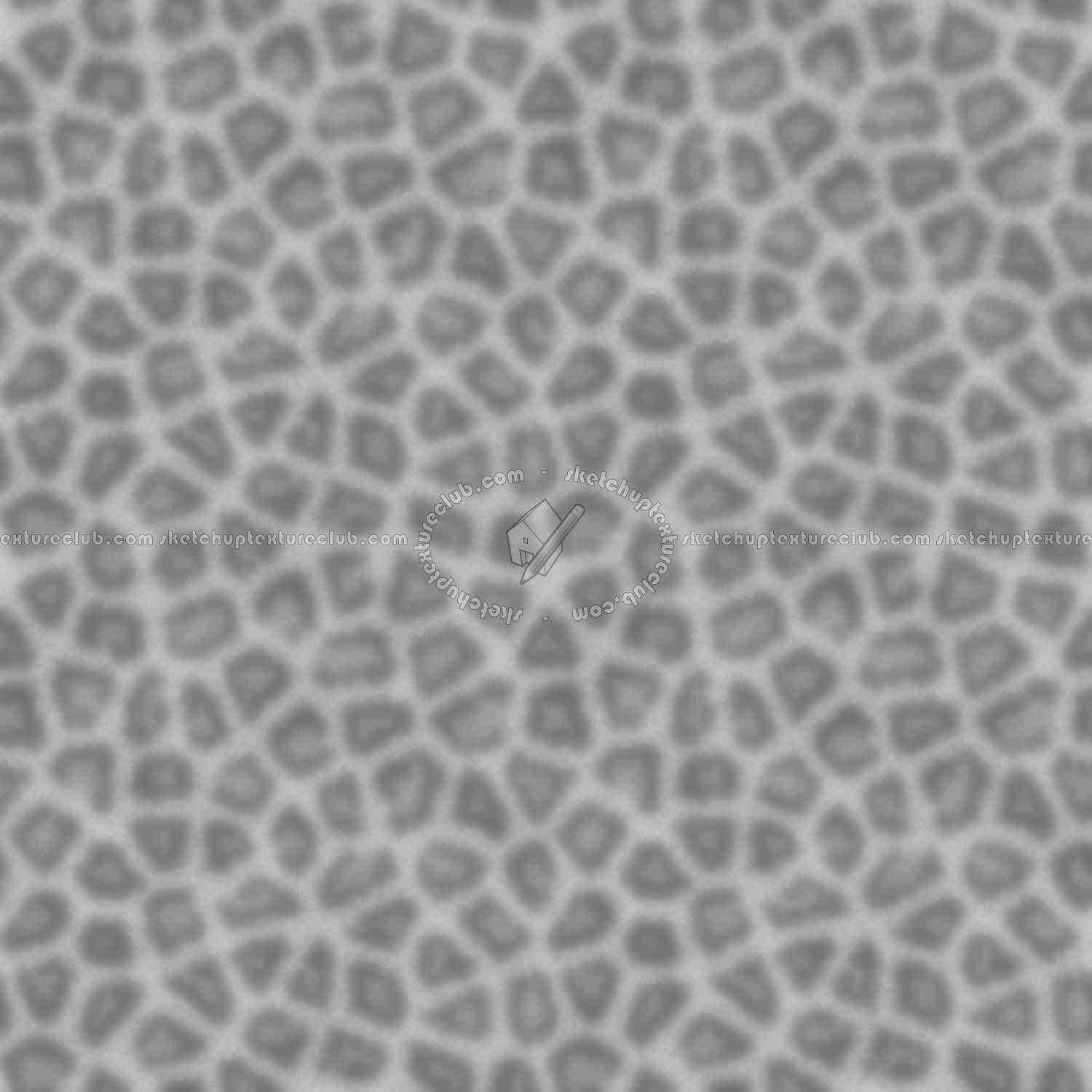 Textures   -   MATERIALS   -   FUR ANIMAL  - Leopard faux fake fur animal texture seamless 09574 - Displacement