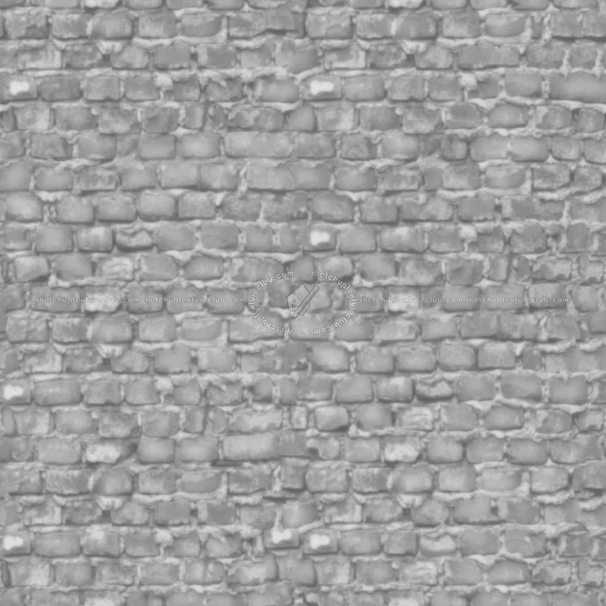Textures   -   ARCHITECTURE   -   BRICKS   -   Special Bricks  - Special brick ancient rome texture seamless 00452 - Displacement