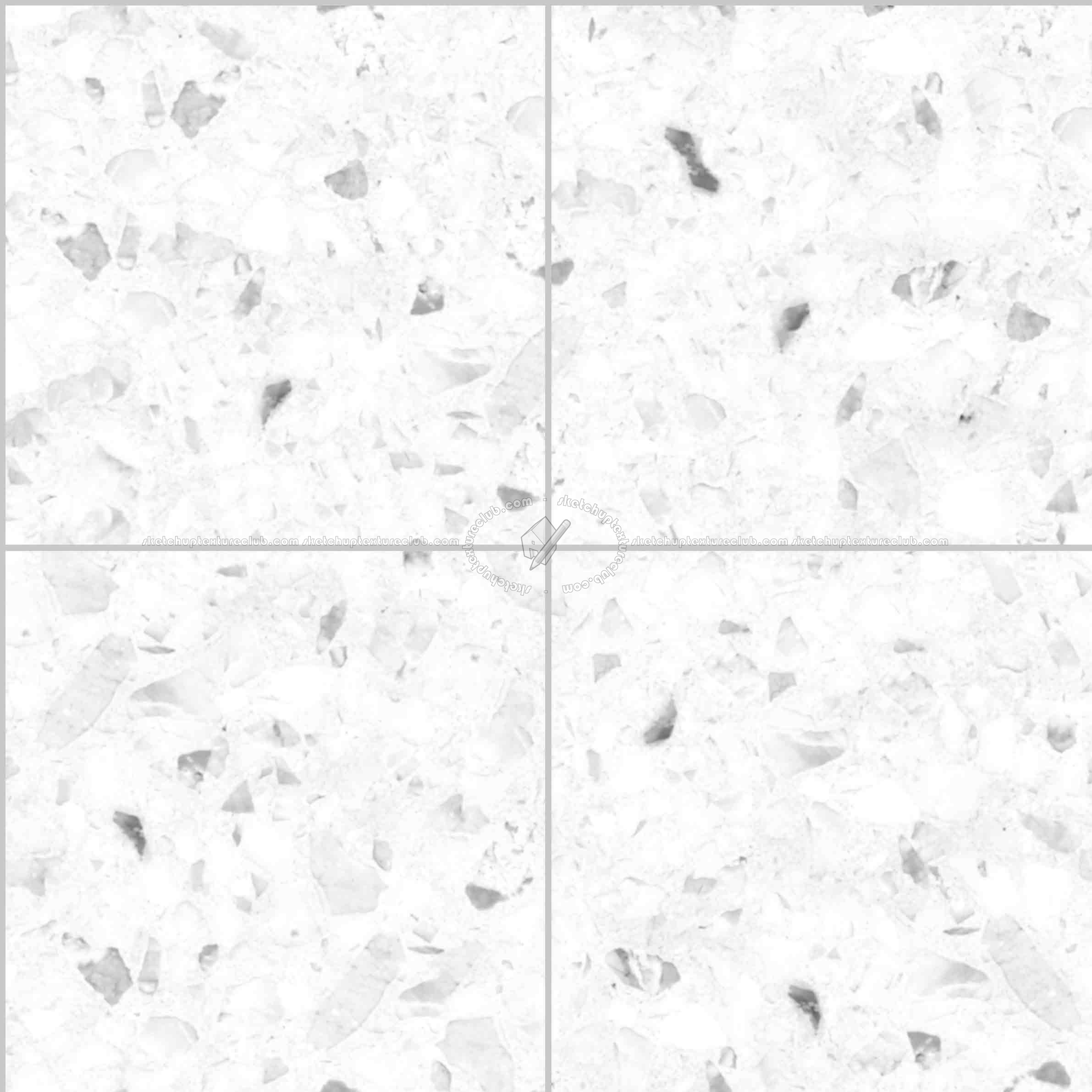 Textures   -   ARCHITECTURE   -   TILES INTERIOR   -   Terrazzo  - terrazzo floor tile PBR texture seamless 21507 - Ambient occlusion