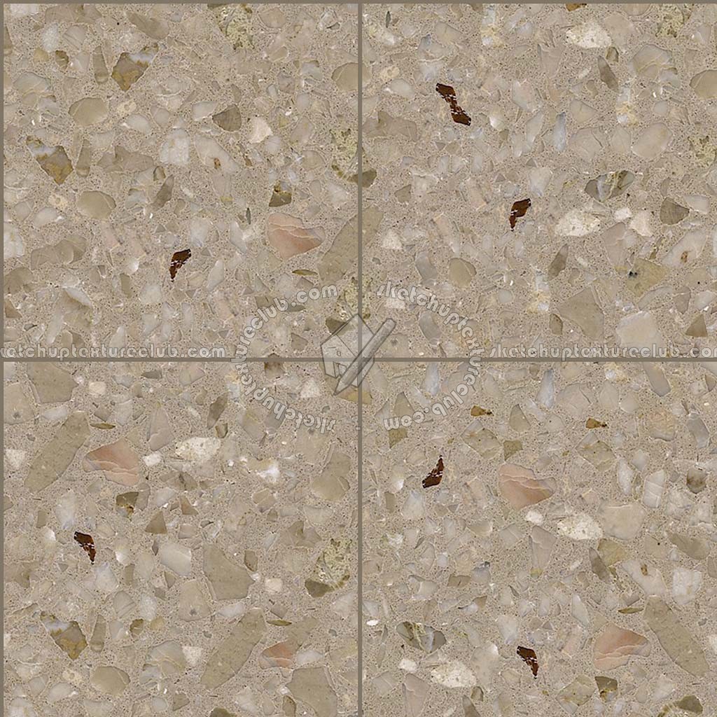 terrazzo floor tile PBR texture seamless 21507
