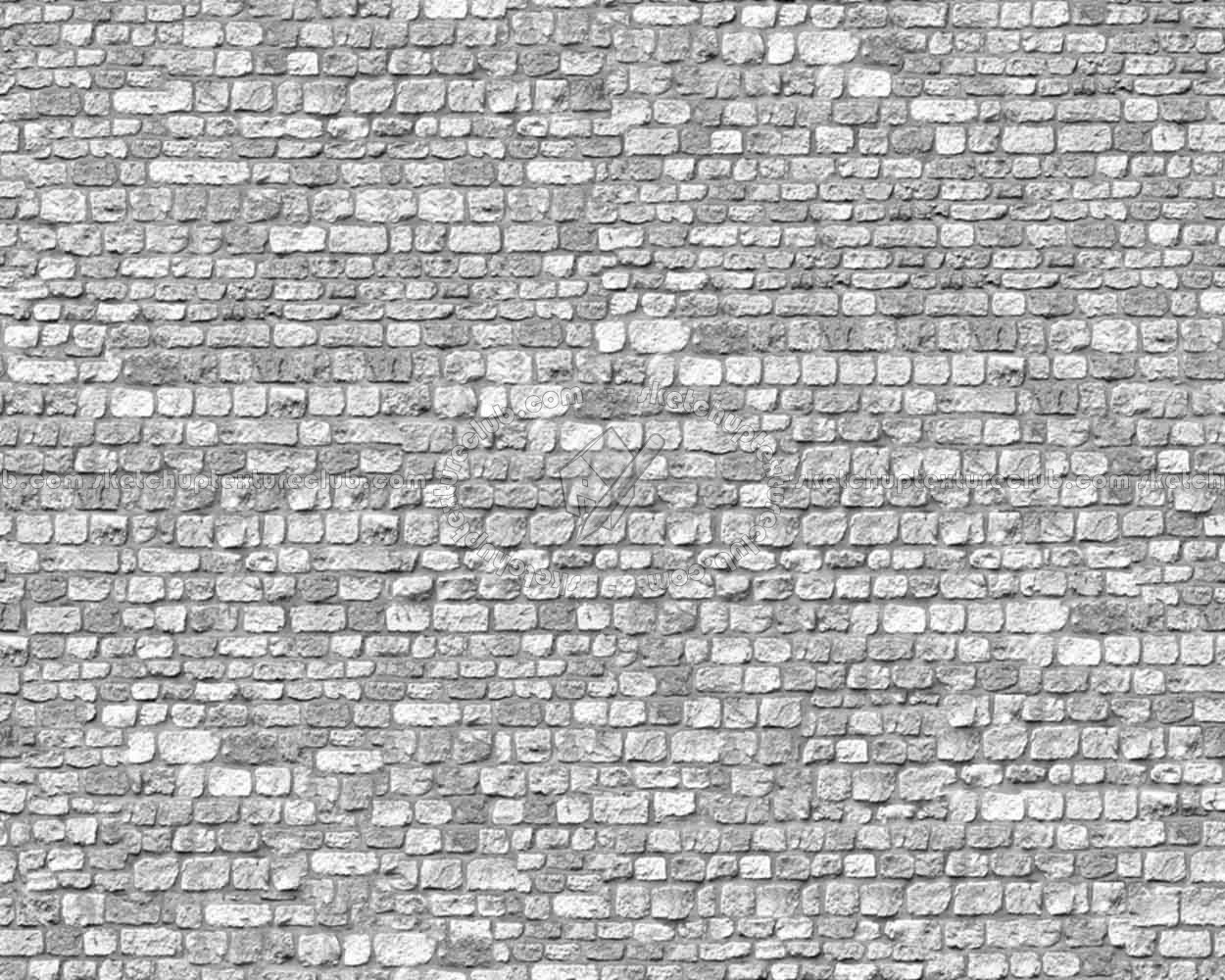 Textures   -   ARCHITECTURE   -   STONES WALLS   -   Stone blocks  - Wall stone with regular blocks texture seamless 08316 - Bump