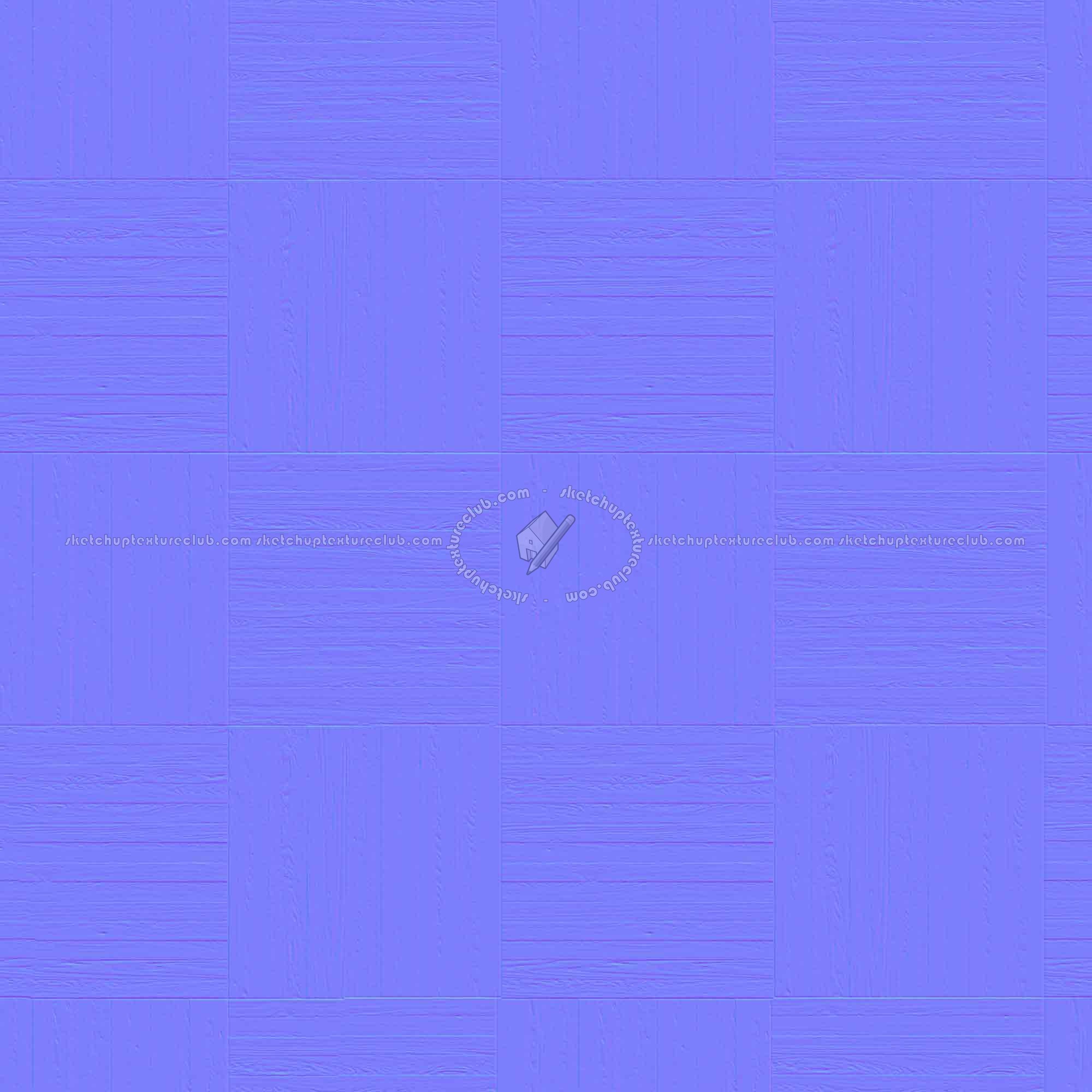 Textures   -   ARCHITECTURE   -   WOOD FLOORS   -   Parquet square  - Wood flooring square texture seamless 05410 - Normal