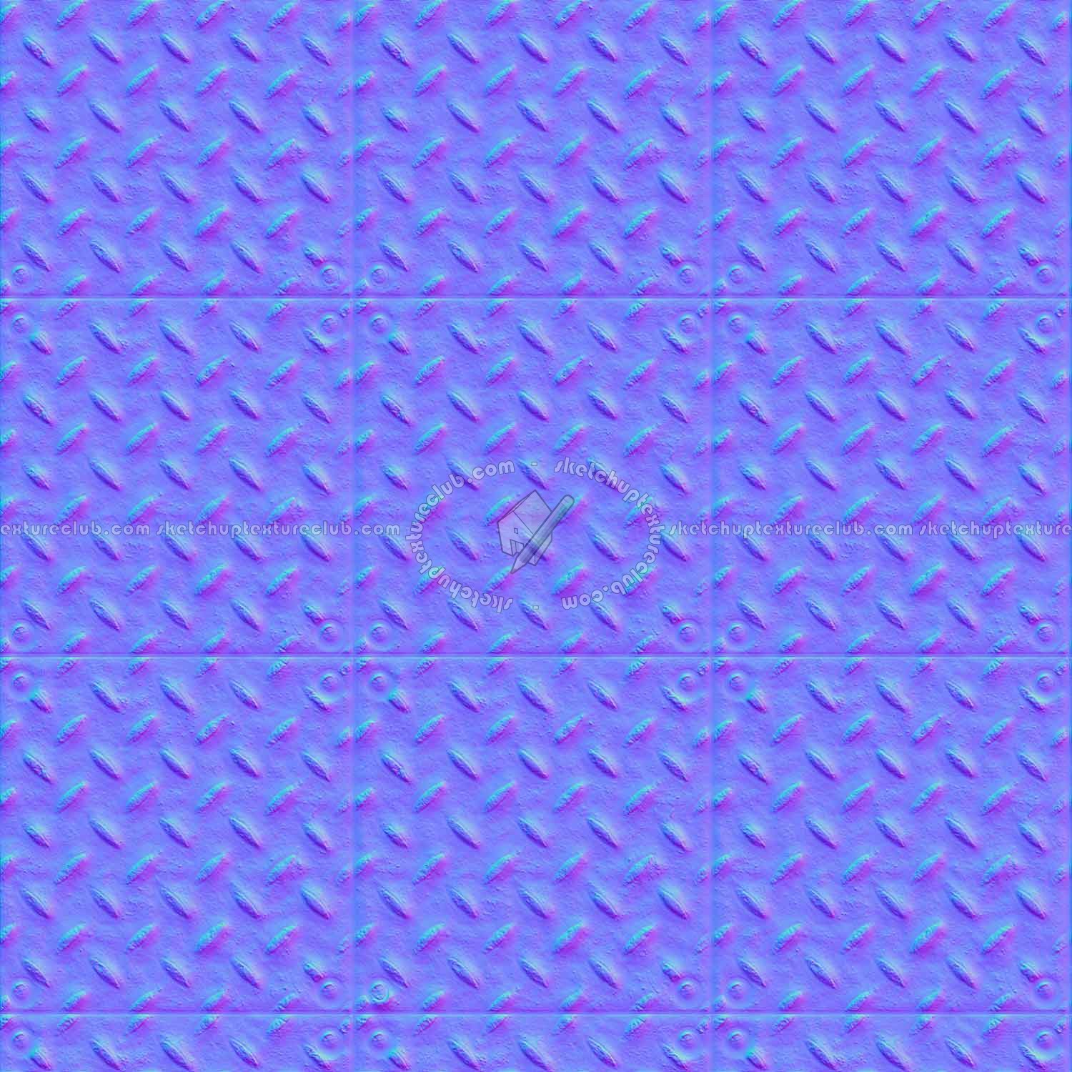 Textures   -   MATERIALS   -   METALS   -   Plates  - Rusty iron metal plate texture seamless 10821 - Normal