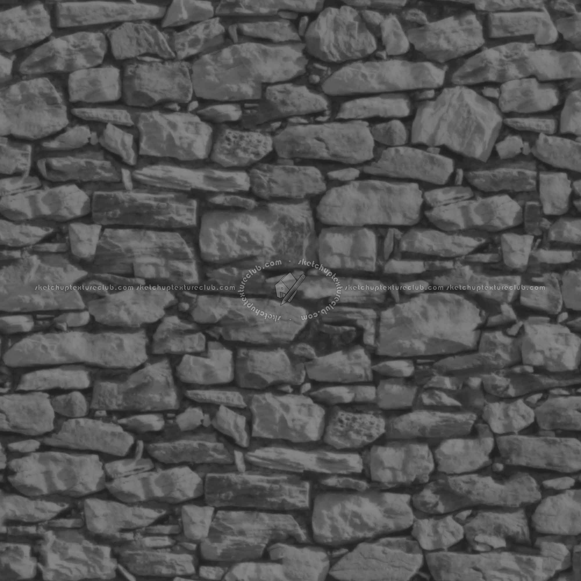Textures   -   ARCHITECTURE   -   STONES WALLS   -   Stone walls  - wall stone texture-seamless 21361 - Displacement