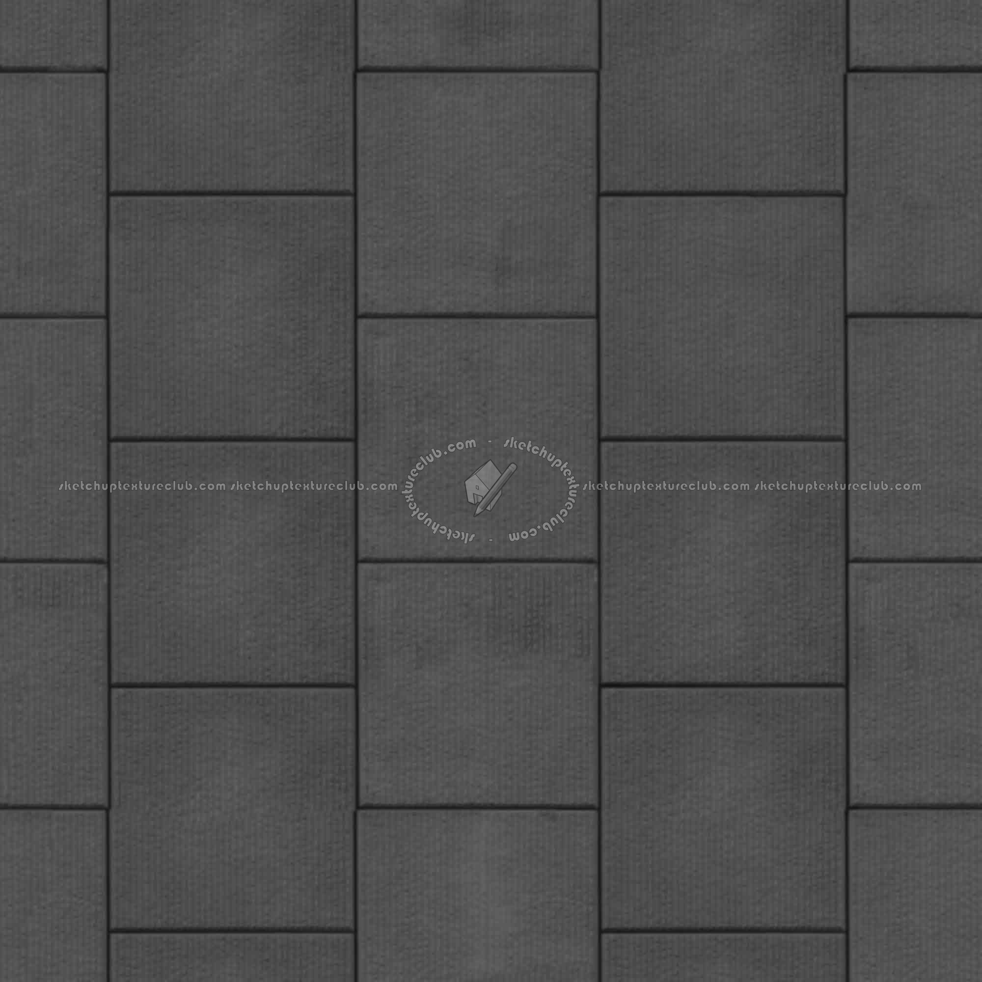 Textures   -   ARCHITECTURE   -   CONCRETE   -   Plates   -   Clean  - Concrete clean plates wall texture seamless 01647 - Displacement