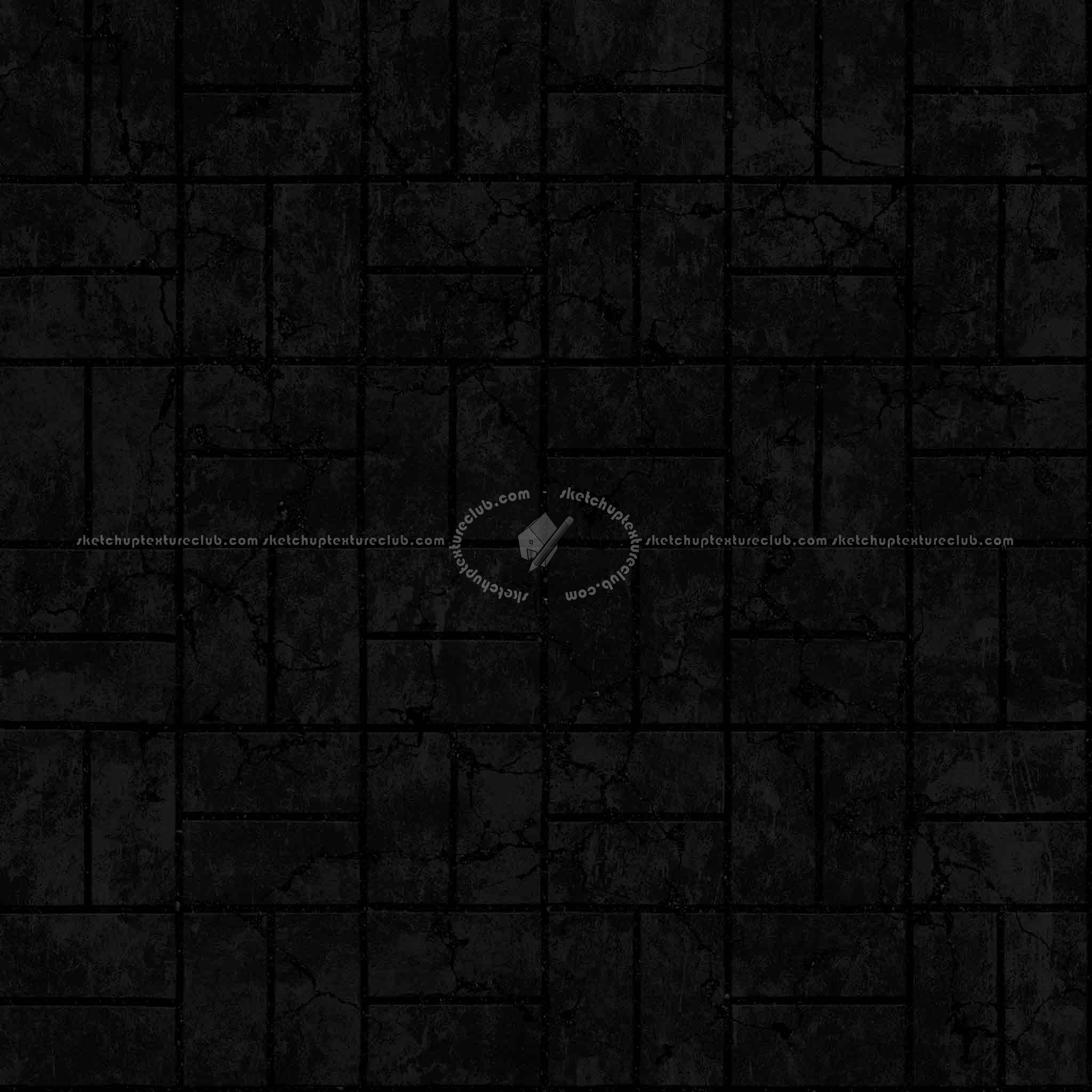 Textures   -   ARCHITECTURE   -   PAVING OUTDOOR   -   Concrete   -   Blocks damaged  - Concrete paving outdoor damaged texture seamless 05504 - Specular