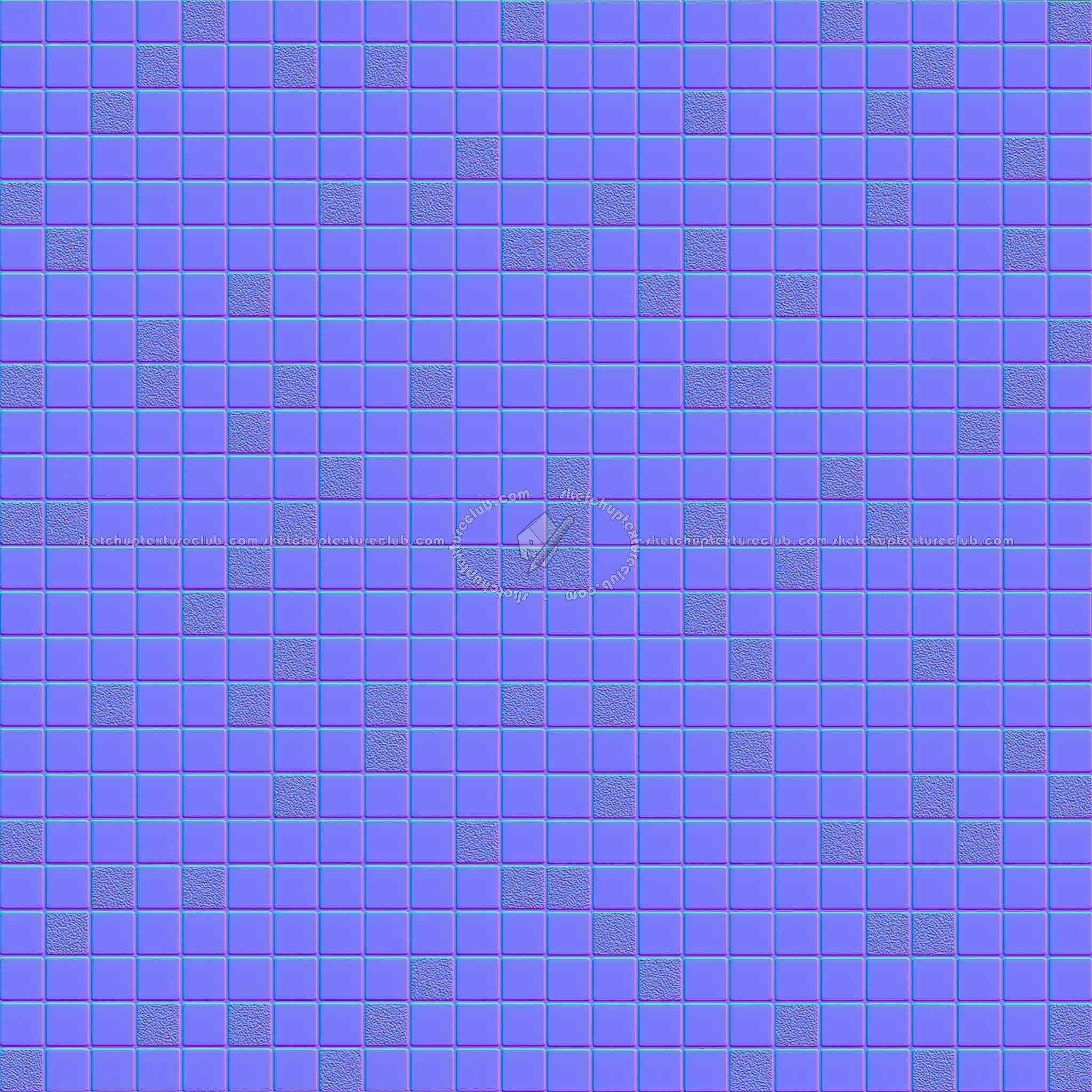 Textures   -   ARCHITECTURE   -   TILES INTERIOR   -   Mosaico   -   Classic format   -   Multicolor  - Mosaico multicolor tiles texture seamless 14991 - Normal