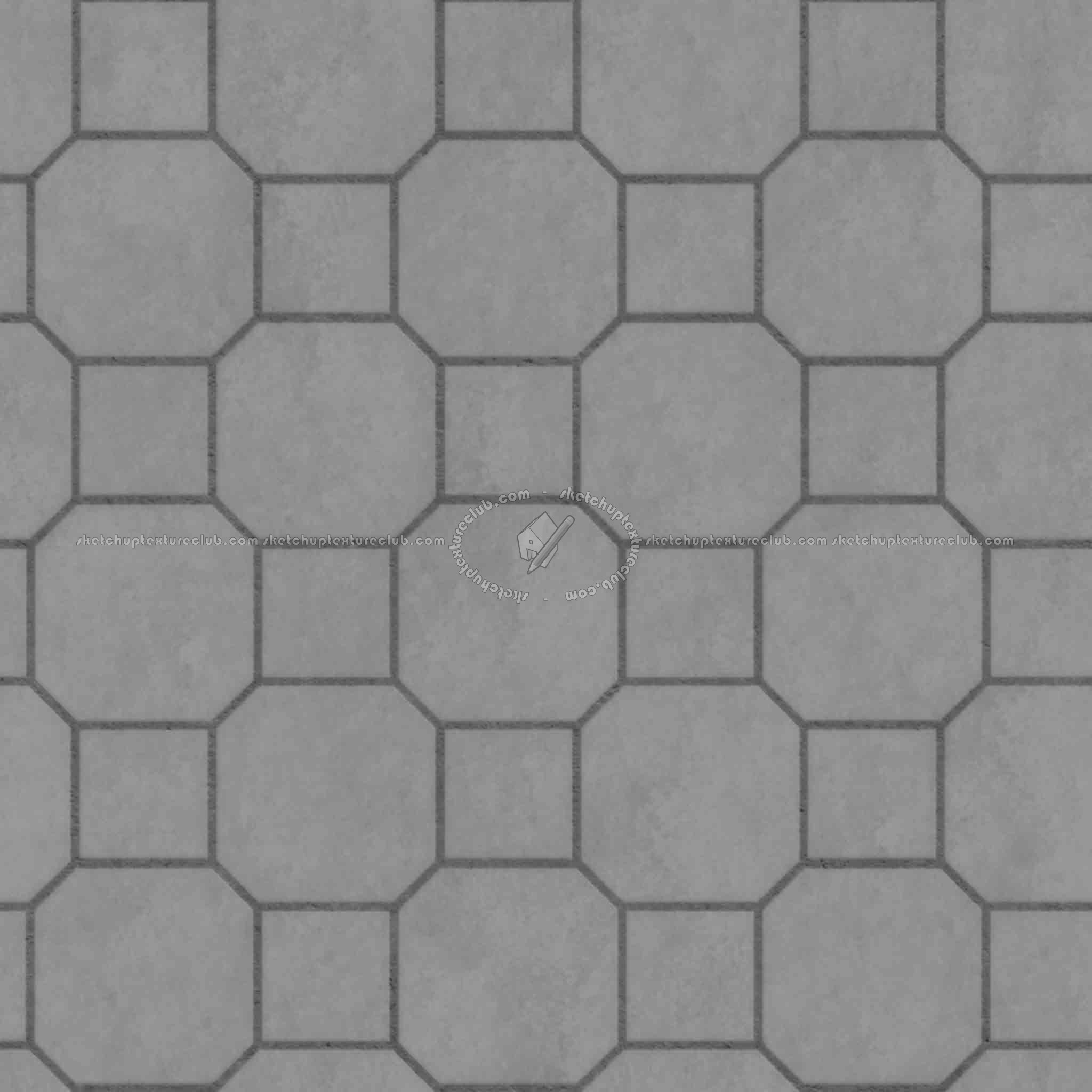 Textures   -   ARCHITECTURE   -   PAVING OUTDOOR   -   Concrete   -   Blocks mixed  - Paving concrete mixed size texture seamless 05586 - Displacement