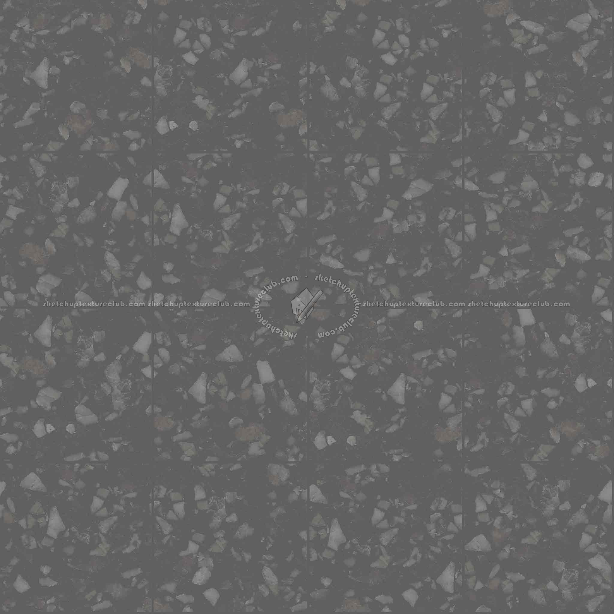 Textures   -   ARCHITECTURE   -   TILES INTERIOR   -   Terrazzo  - terrazzo floor tile PBR texture seamless 21508 - Specular