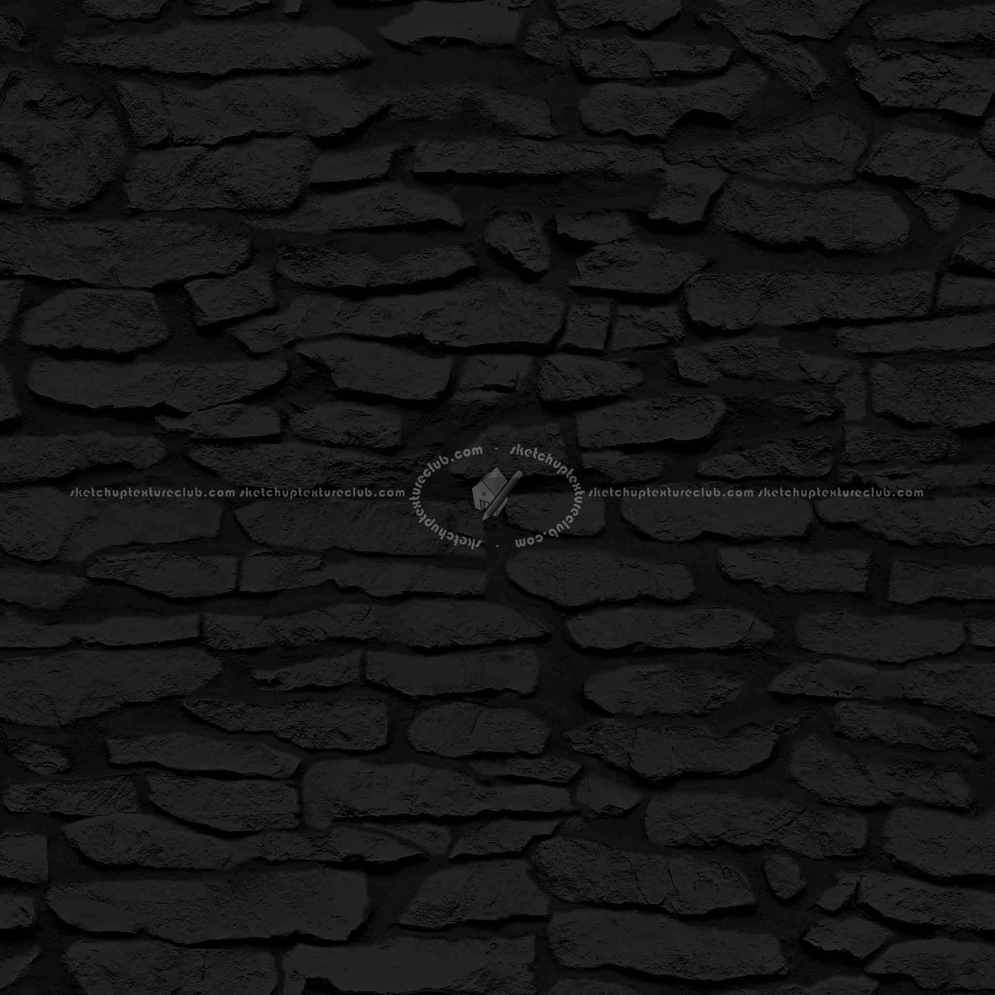 Textures   -   ARCHITECTURE   -   STONES WALLS   -   Stone walls  - white painted stone wall PBR texture seamless 21951 - Specular