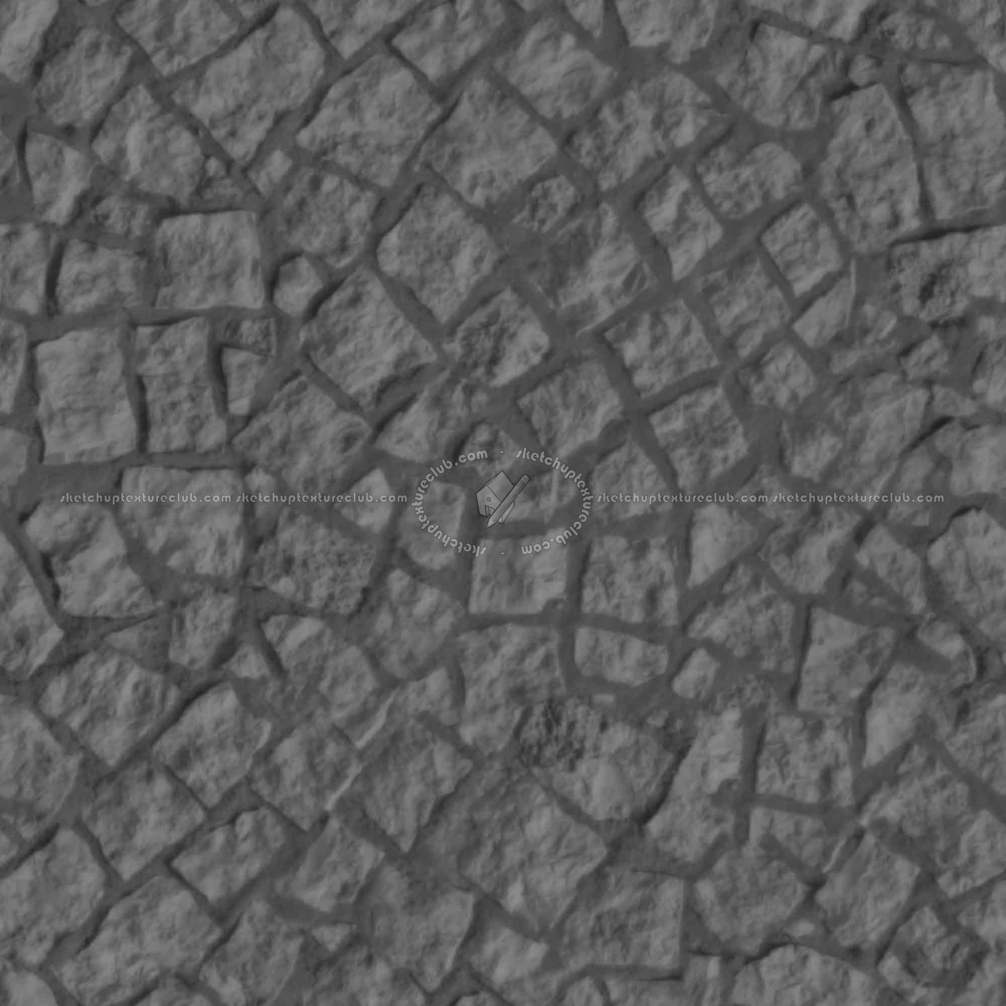 Textures   -   ARCHITECTURE   -   STONES WALLS   -   Stone walls  - Wall stone PBR texture seamless 22092 - Displacement