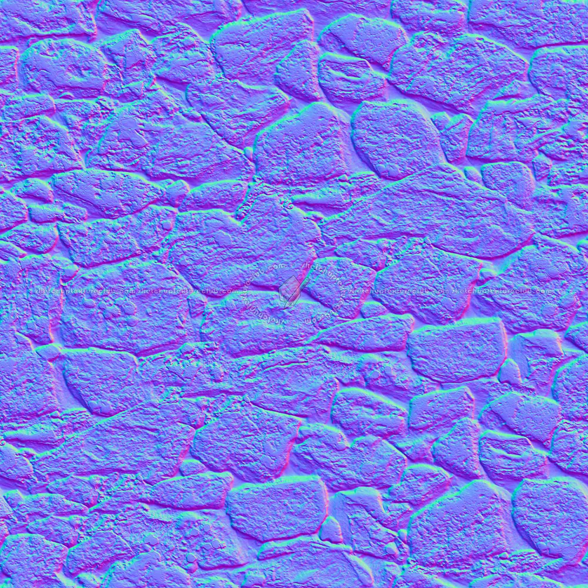 Textures   -   ARCHITECTURE   -   STONES WALLS   -   Stone walls  - Wall stone PBR texture seamless 22093 - Normal