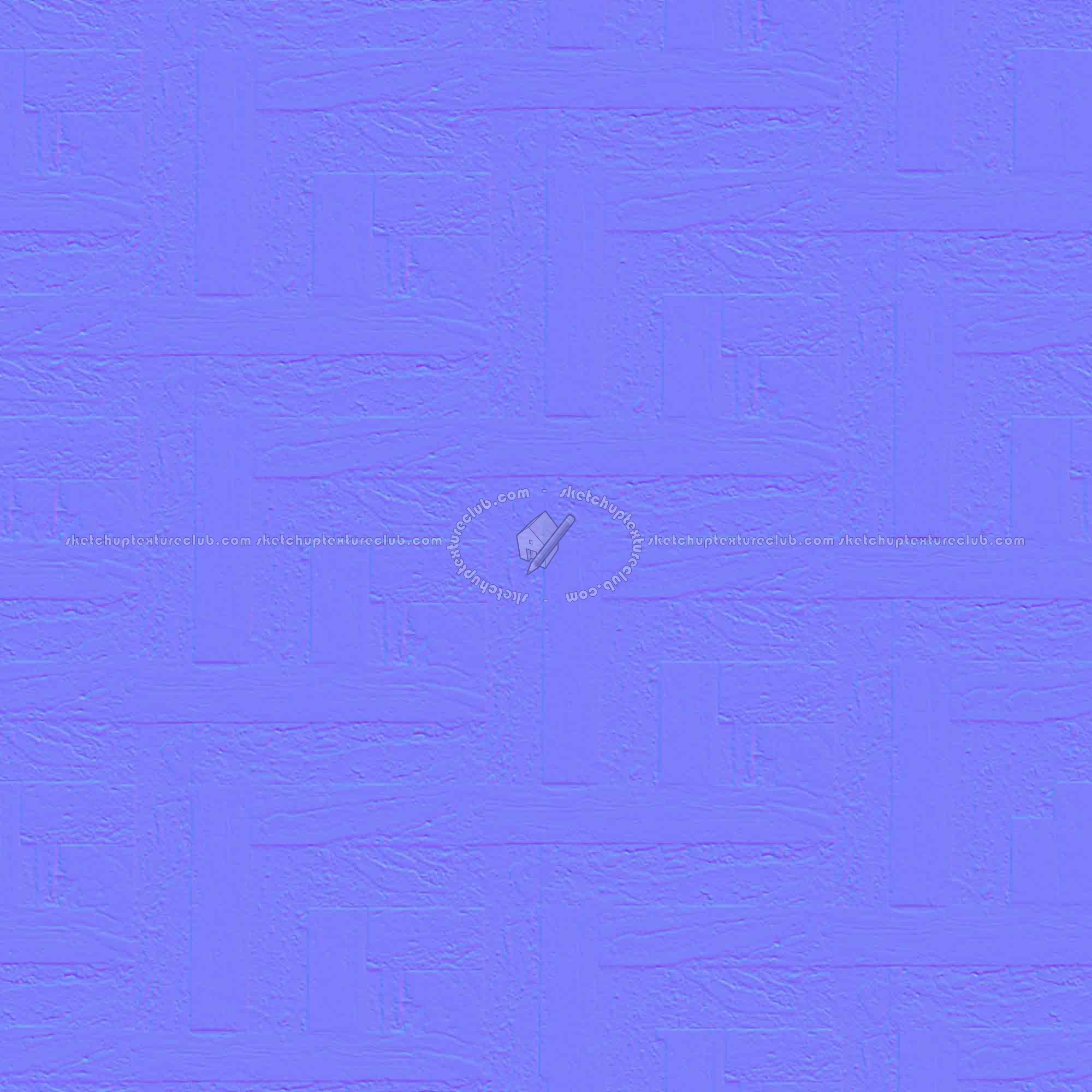 Textures - ARCHITECTURE - TILES INTERIOR - Marble tiles - Travertine - Orosei sardinian travertine floor tile texture seamless 14685 - Normal