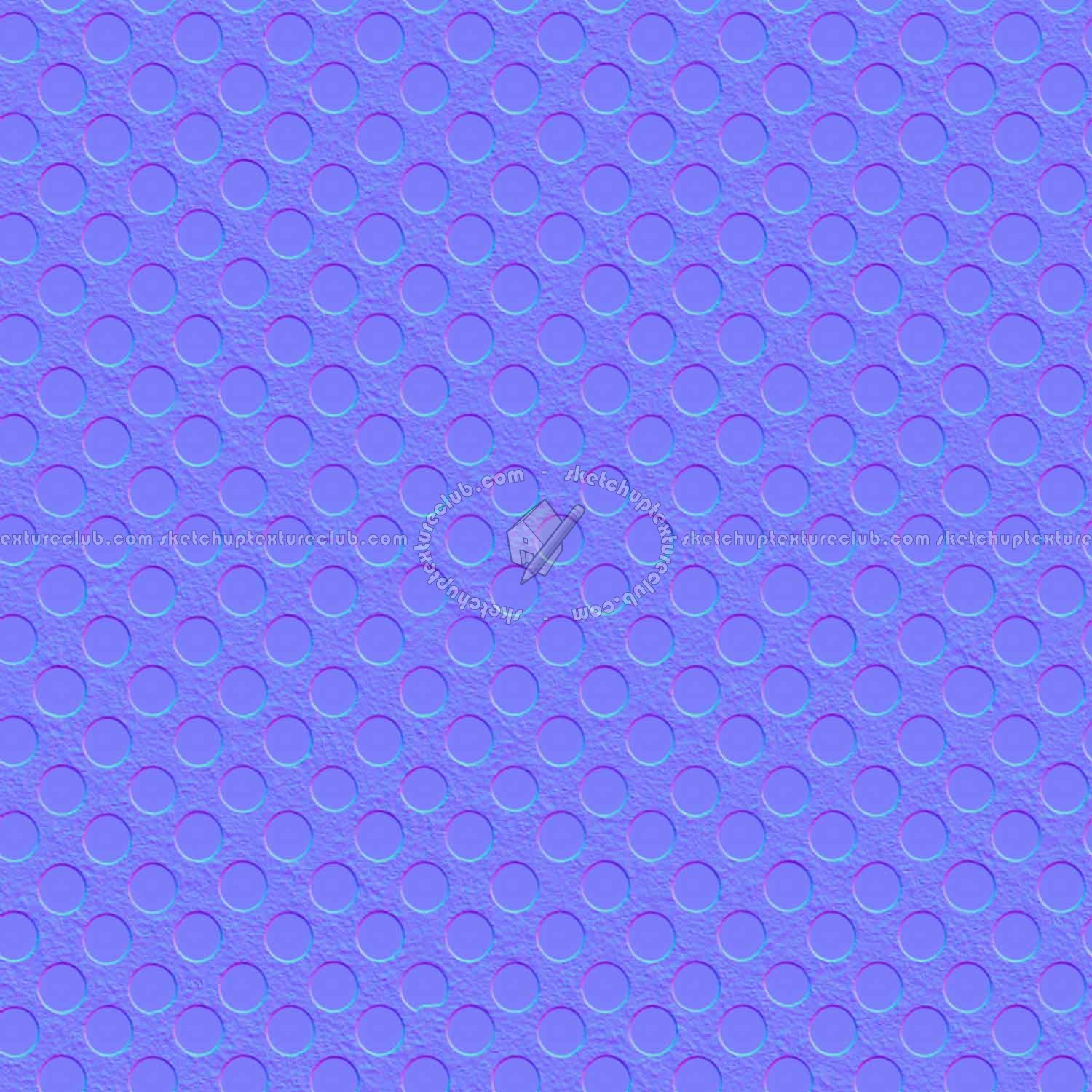 Textures   -   MATERIALS   -   METALS   -   Perforated  - Rusty copper perforated metal texture seamless 10498 - Normal