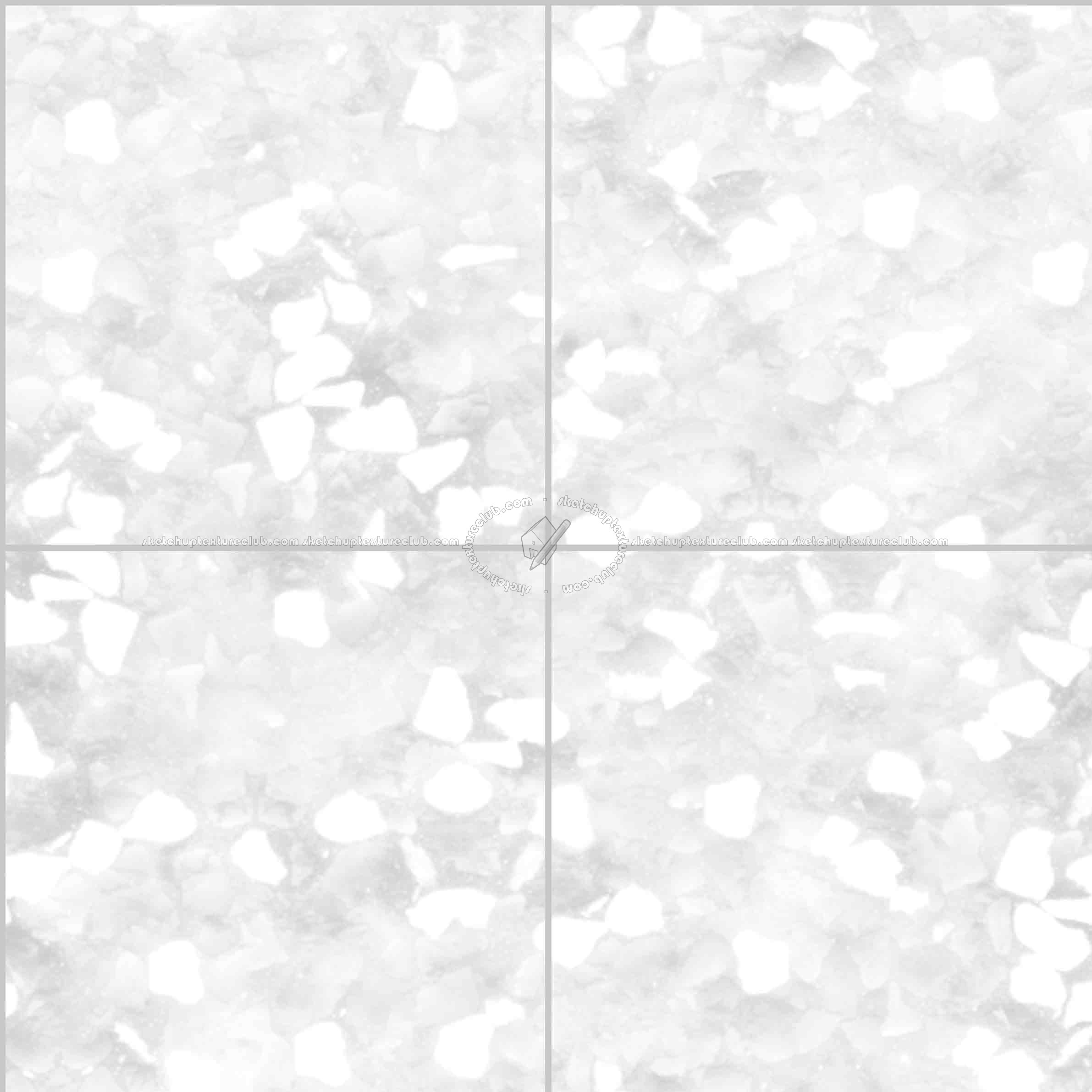 Textures   -   ARCHITECTURE   -   TILES INTERIOR   -   Terrazzo  - Terrazzo floor tile PBR texture-seamless 21569 - Ambient occlusion