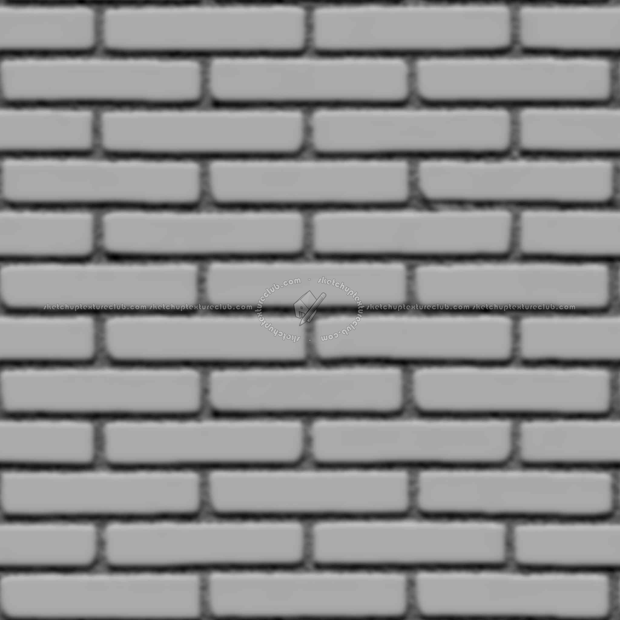 Textures   -   ARCHITECTURE   -   BRICKS   -   Colored Bricks   -   Smooth  - Texture colored bricks smooth seamless 00077 - Displacement