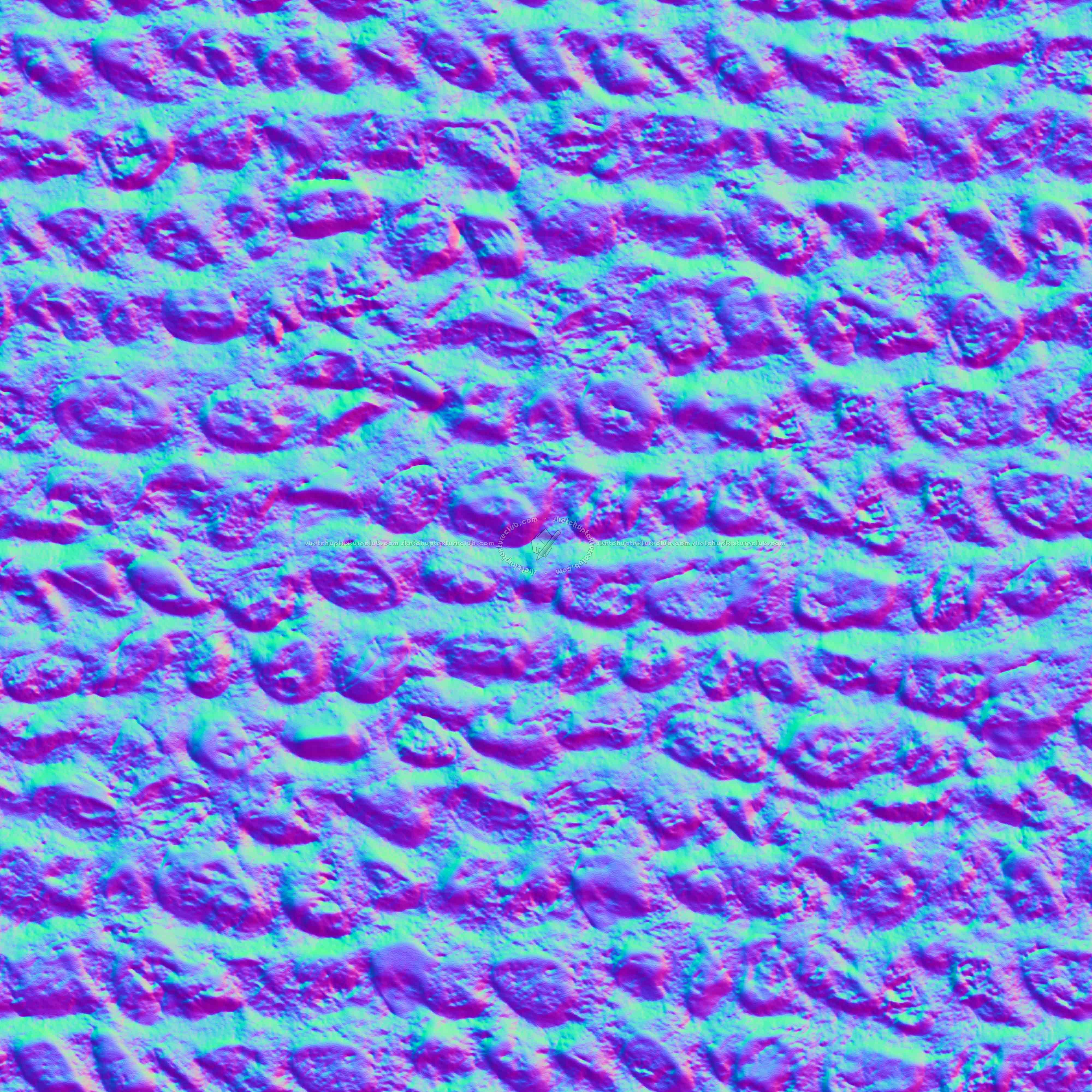 round stones wall texture seamless 22399