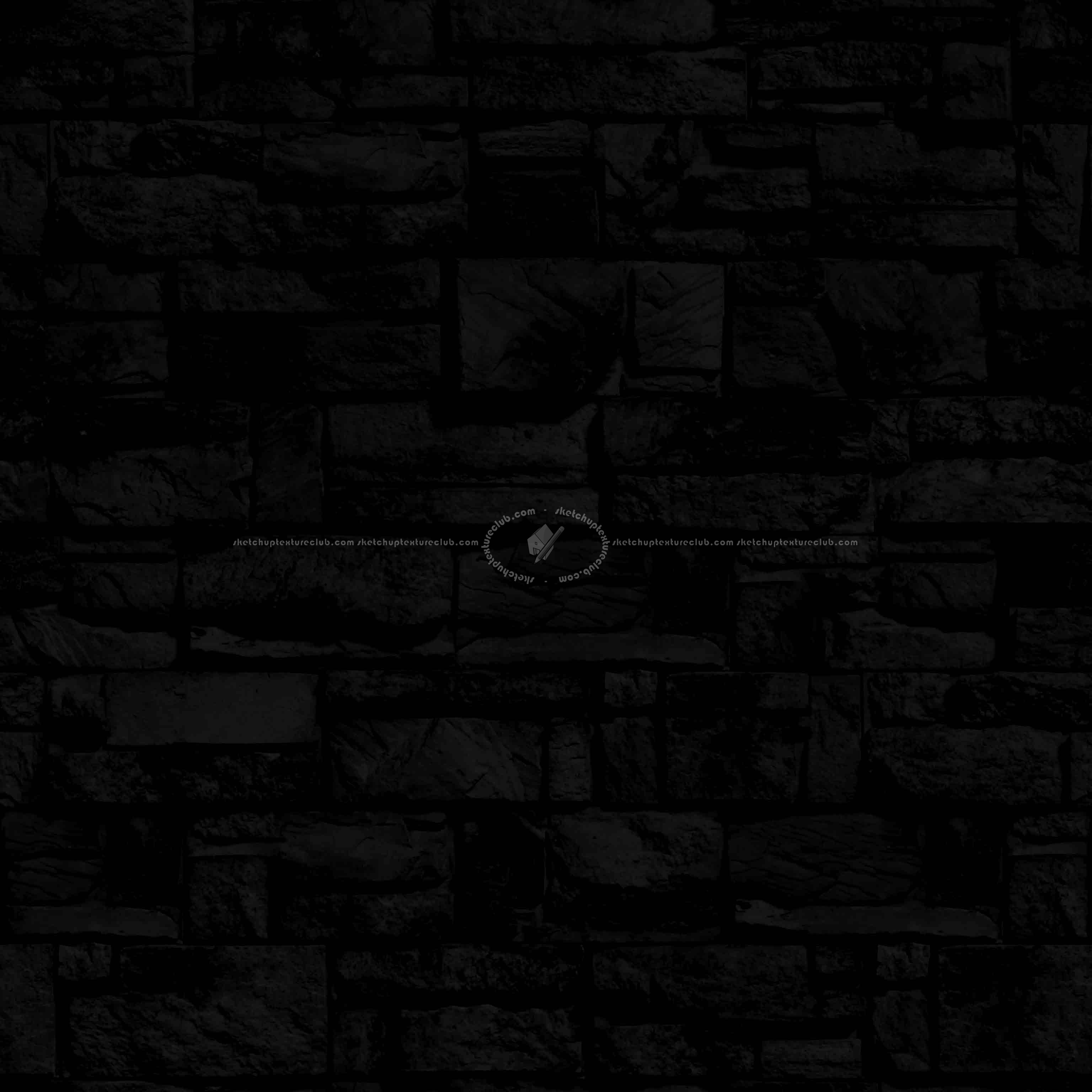 Textures   -   ARCHITECTURE   -   STONES WALLS   -   Claddings stone   -   Exterior  - Wall cladding stone mixed size seamless 08004 - Specular