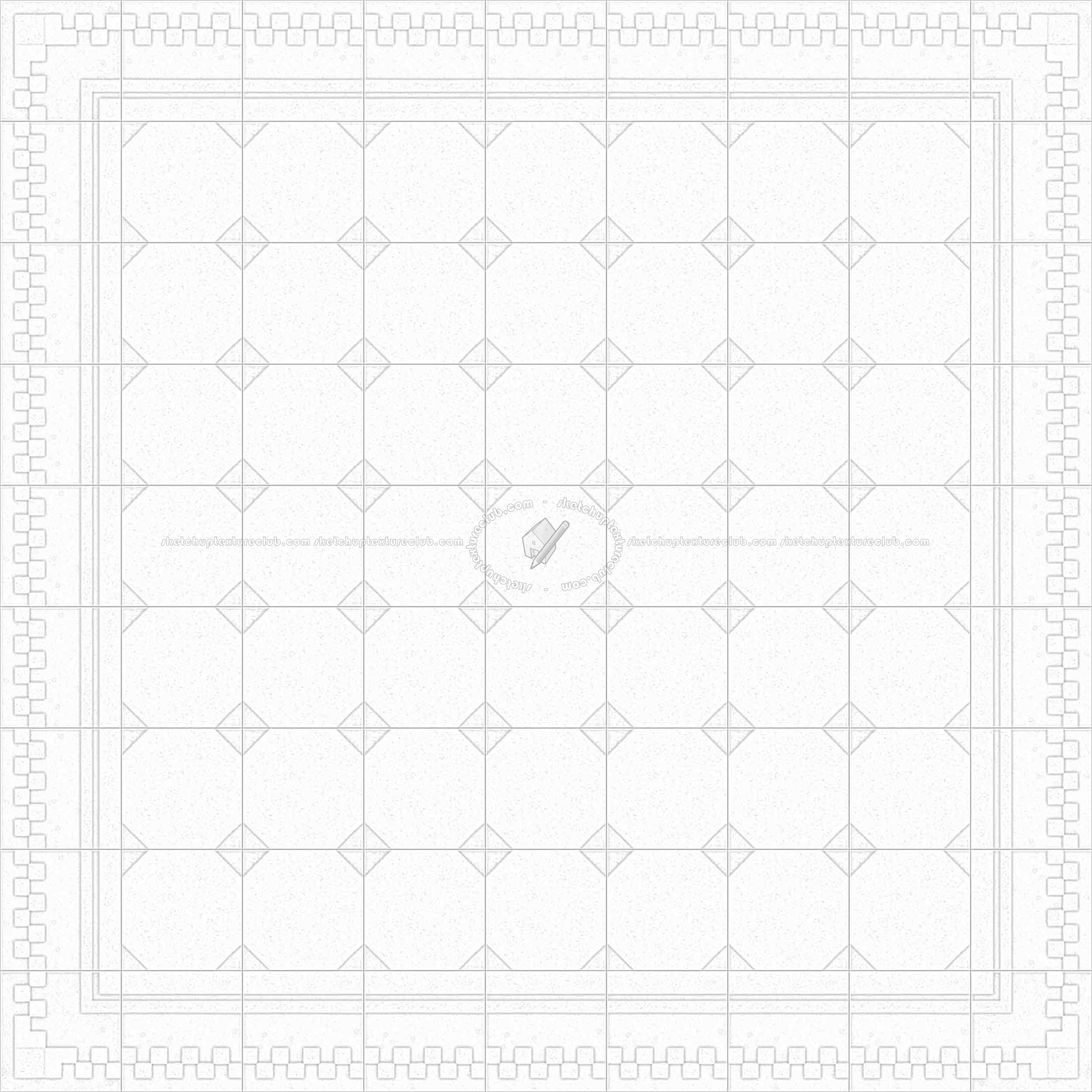 Textures   -   ARCHITECTURE   -   TILES INTERIOR   -   Cement - Encaustic   -   Cement  - Cement concrete tile texture seamless 13341 - Ambient occlusion