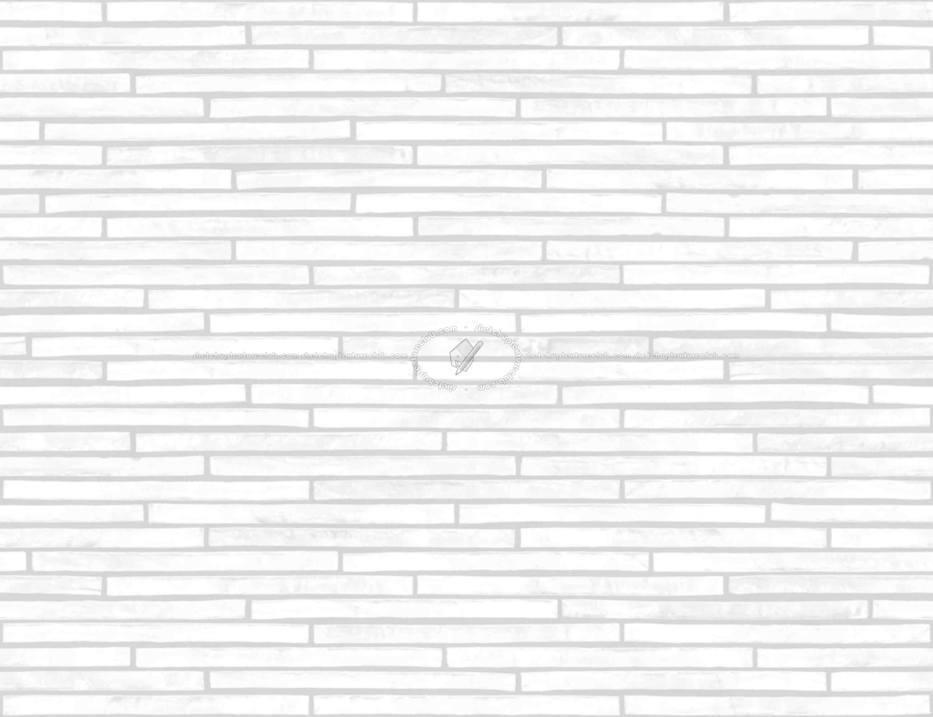 Textures   -   ARCHITECTURE   -   WALLS TILE OUTSIDE  - Clay bricks wall cladding PBR texture seamless 21728 - Ambient occlusion