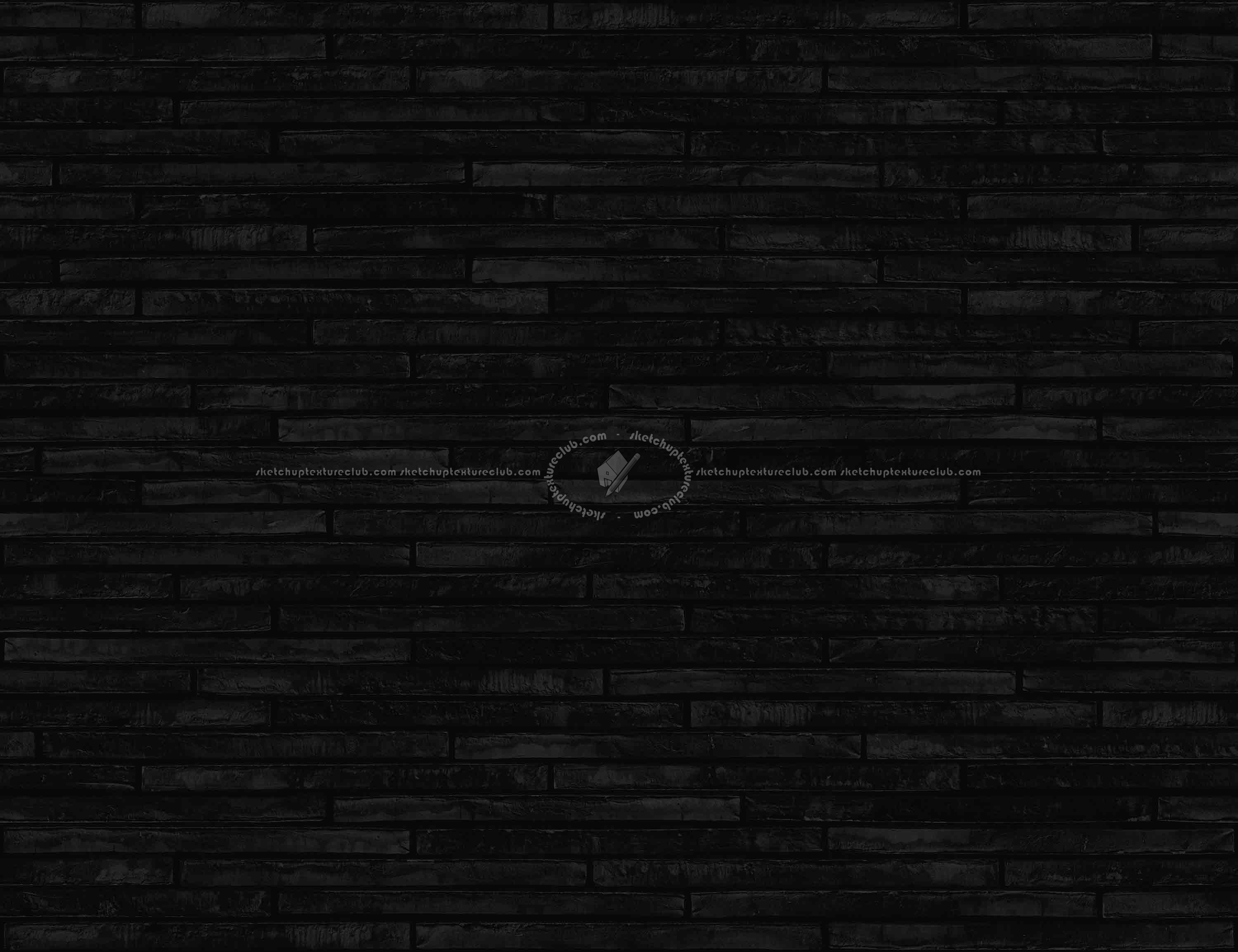 Textures   -   ARCHITECTURE   -   WALLS TILE OUTSIDE  - Clay bricks wall cladding PBR texture seamless 21728 - Specular