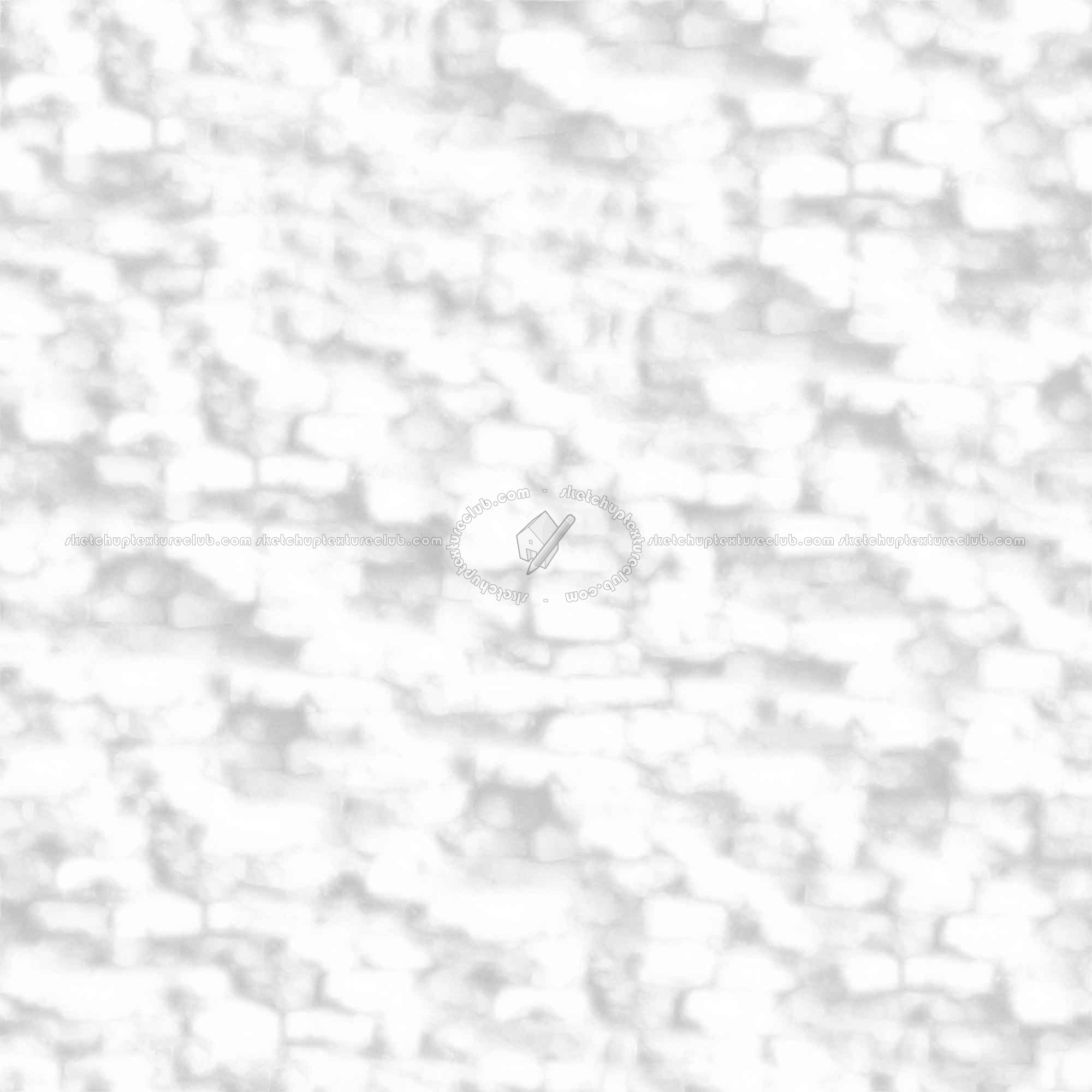 Textures   -   ARCHITECTURE   -   BRICKS   -   Damaged bricks  - Damaged bricks texture seamless 00128 - Ambient occlusion