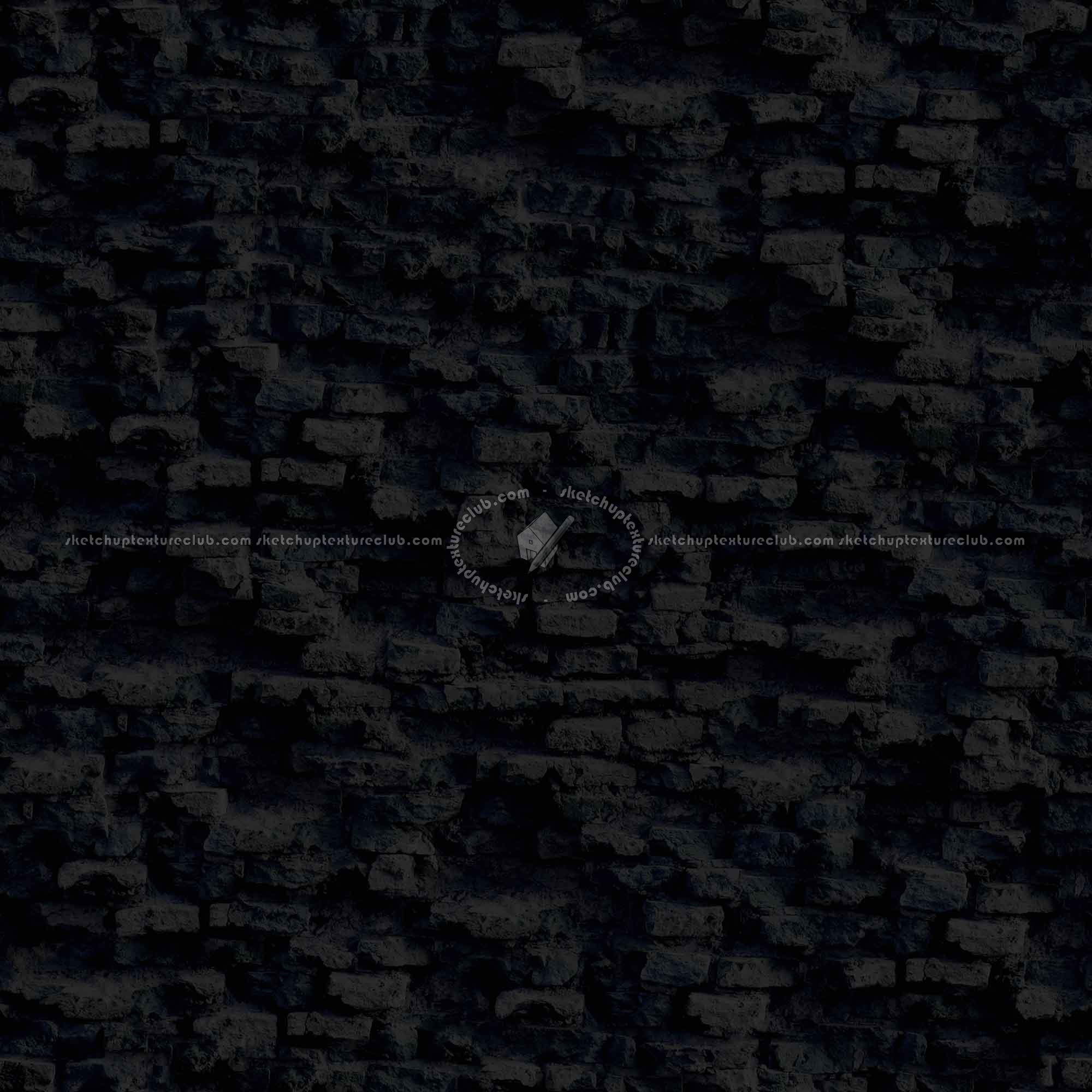 Textures   -   ARCHITECTURE   -   BRICKS   -   Damaged bricks  - Damaged bricks texture seamless 00128 - Specular