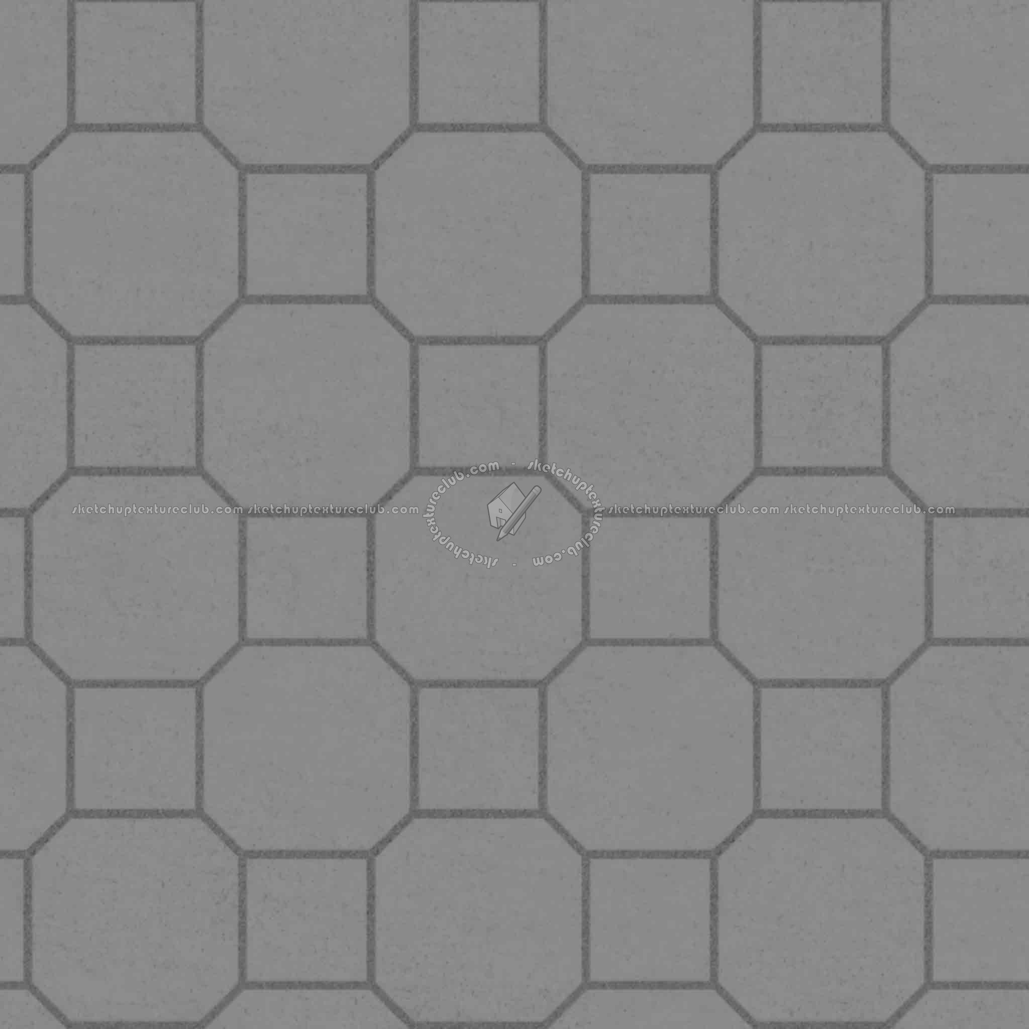 Textures   -   ARCHITECTURE   -   PAVING OUTDOOR   -   Concrete   -   Blocks mixed  - Paving concrete mixed size texture seamless 05588 - Displacement