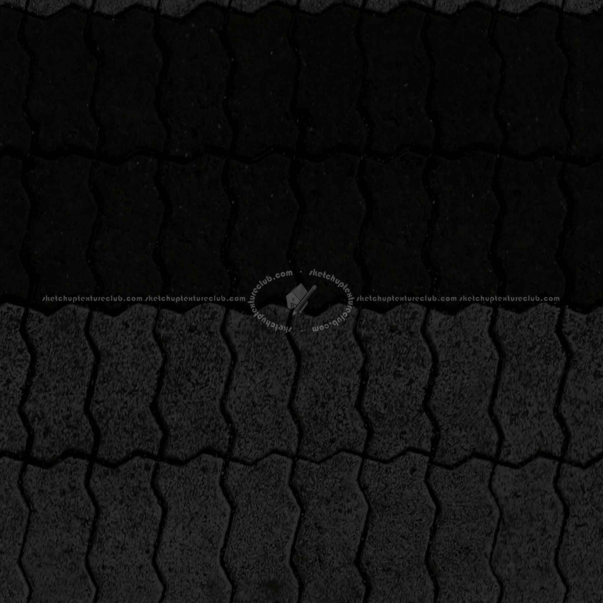 Textures   -   ARCHITECTURE   -   PAVING OUTDOOR   -   Concrete   -   Blocks regular  - Paving outdoor concrete regular block texture seamless 05652 - Specular