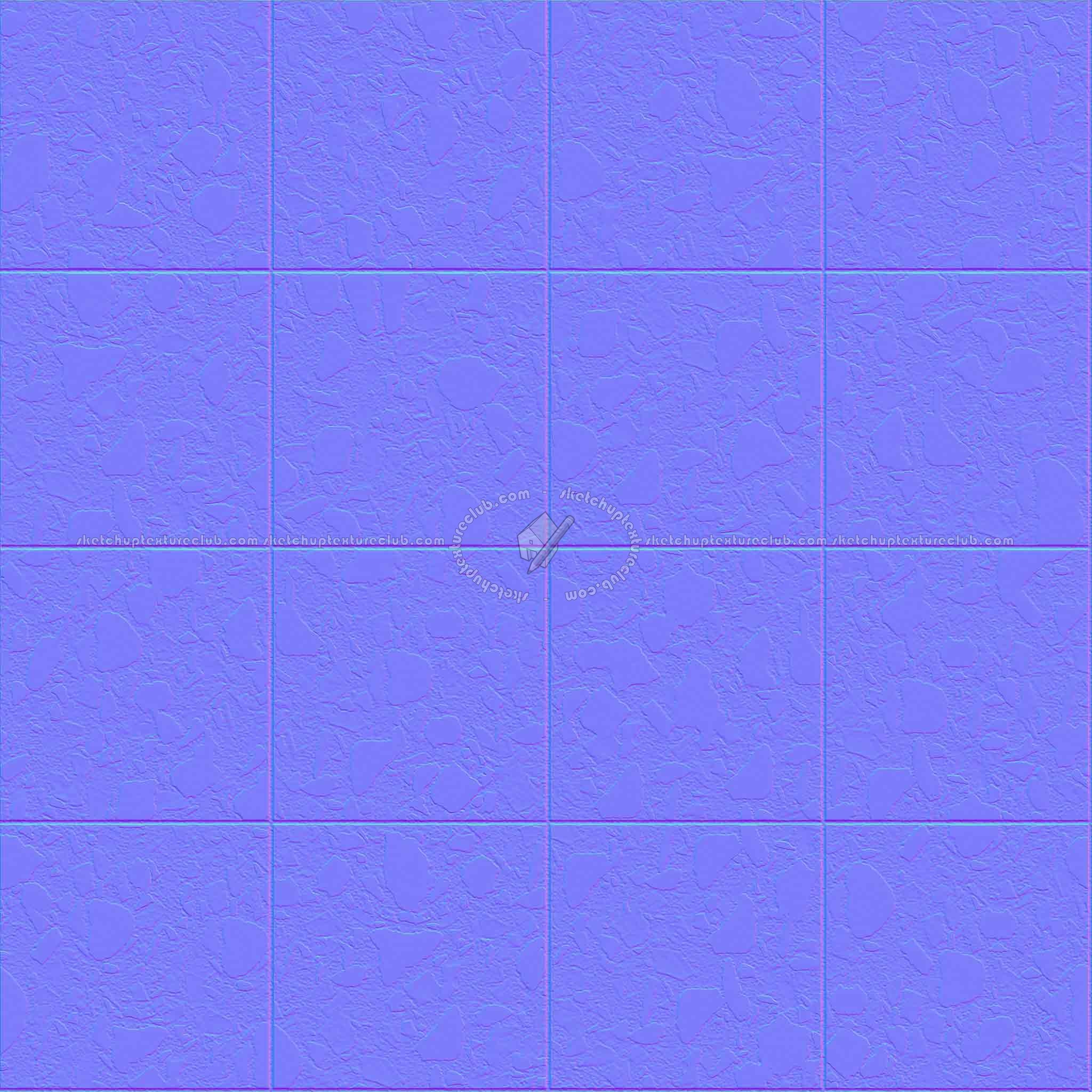 Textures   -   ARCHITECTURE   -   TILES INTERIOR   -   Terrazzo  - Terrazzo floor tile PBR texture seamless 21531 - Normal