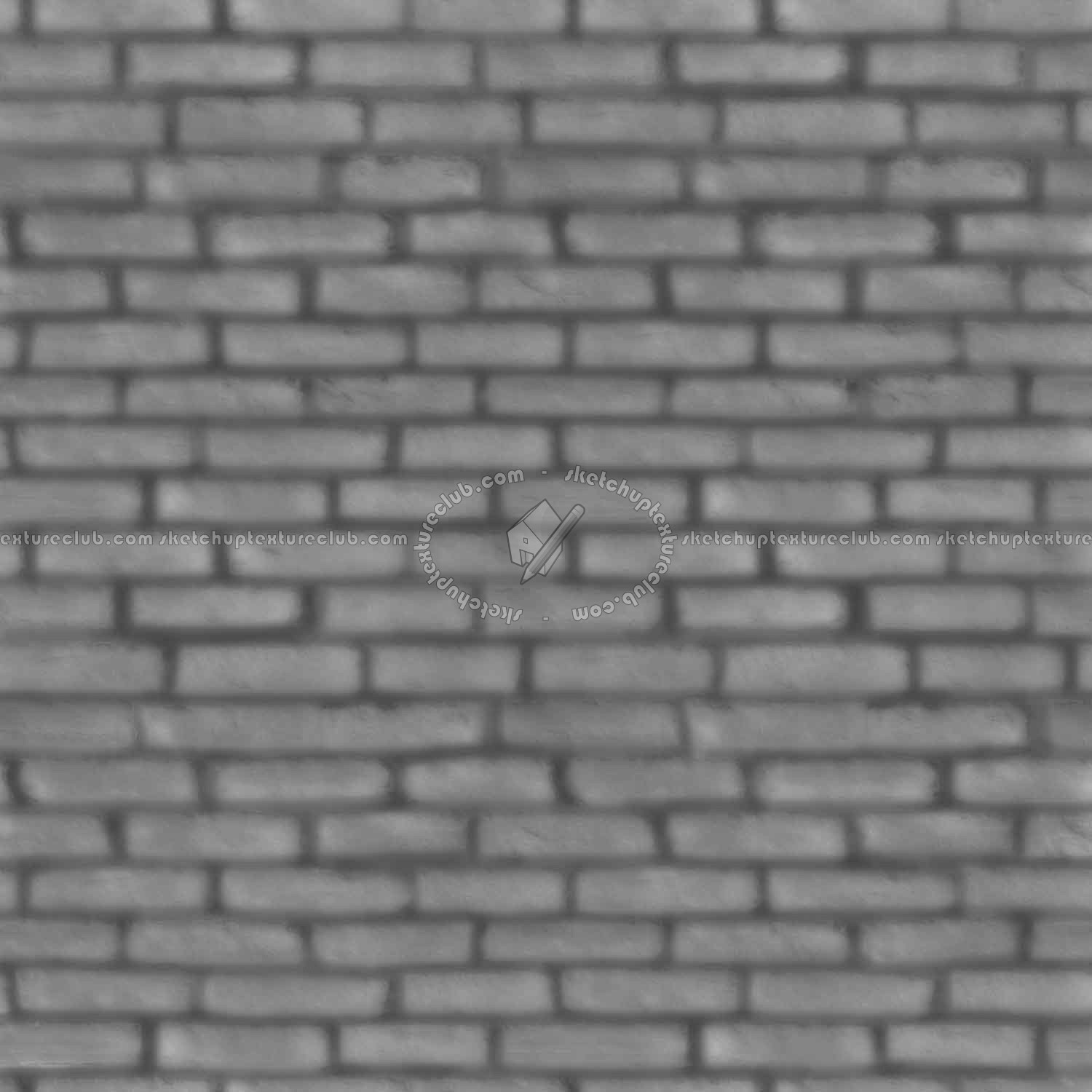 Textures   -   ARCHITECTURE   -   BRICKS   -   Colored Bricks   -   Rustic  - Texture colored bricks rustic seamless 00027 - Displacement