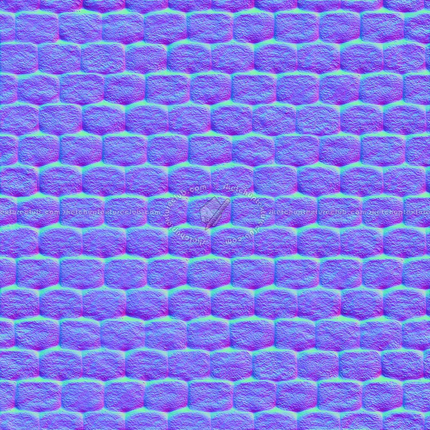 Textures   -   ARCHITECTURE   -   STONES WALLS   -   Stone blocks  - Wall stone with regular blocks texture seamless 08319 - Normal