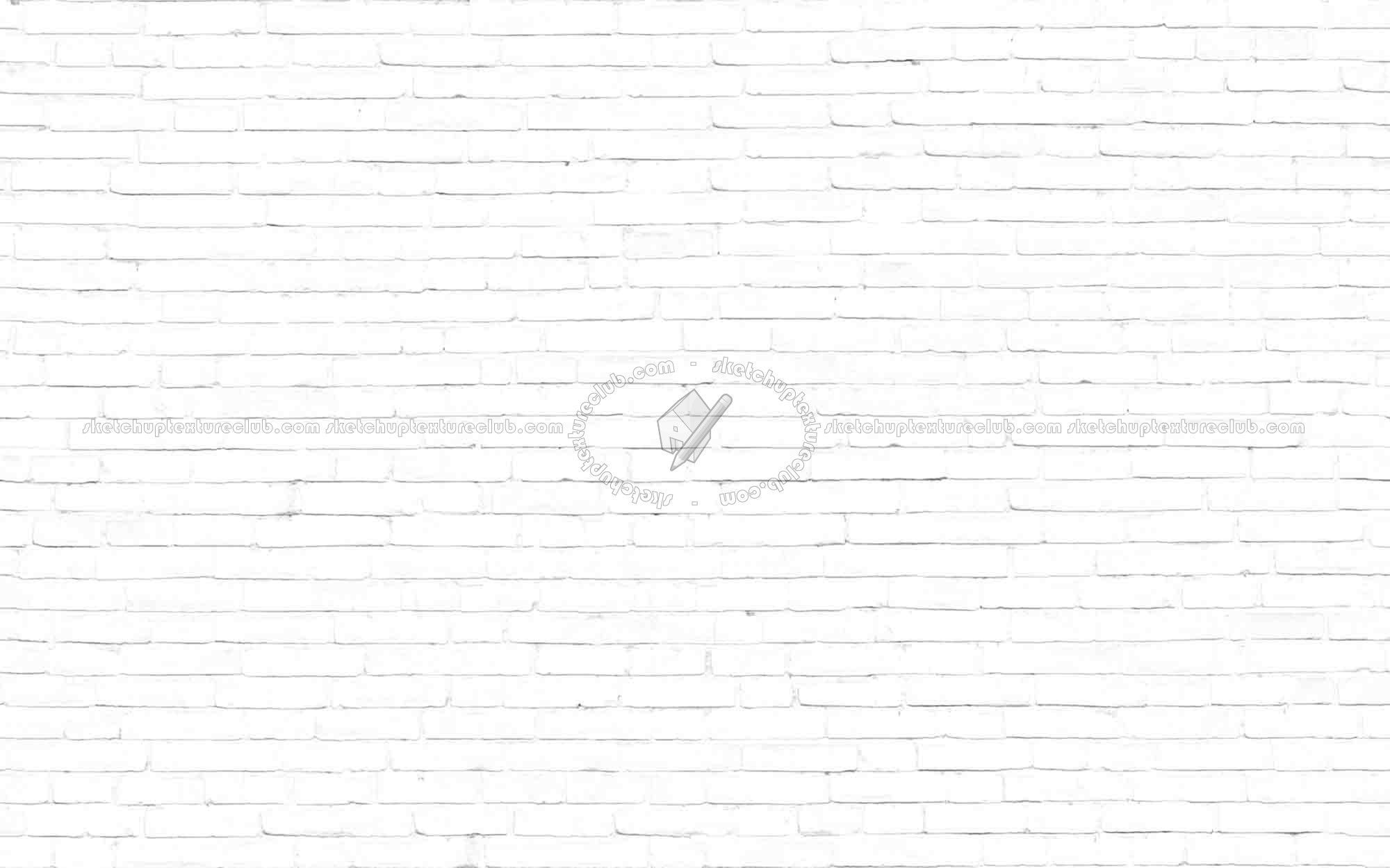 Textures   -   ARCHITECTURE   -   BRICKS   -   White Bricks  - White bricks texture seamless 00516 - Ambient occlusion