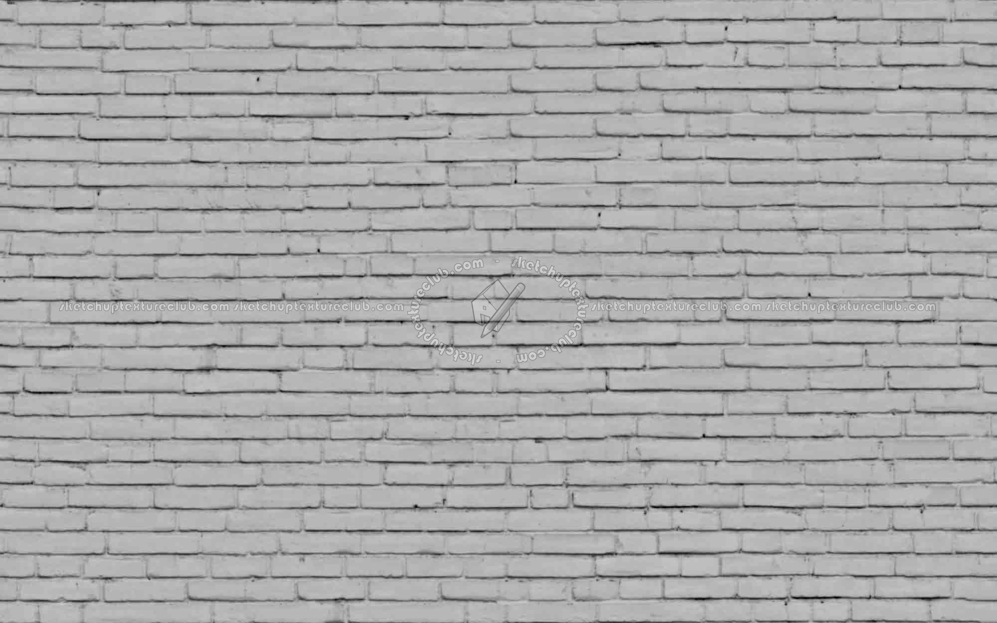 Textures   -   ARCHITECTURE   -   BRICKS   -   White Bricks  - White bricks texture seamless 00516 - Displacement