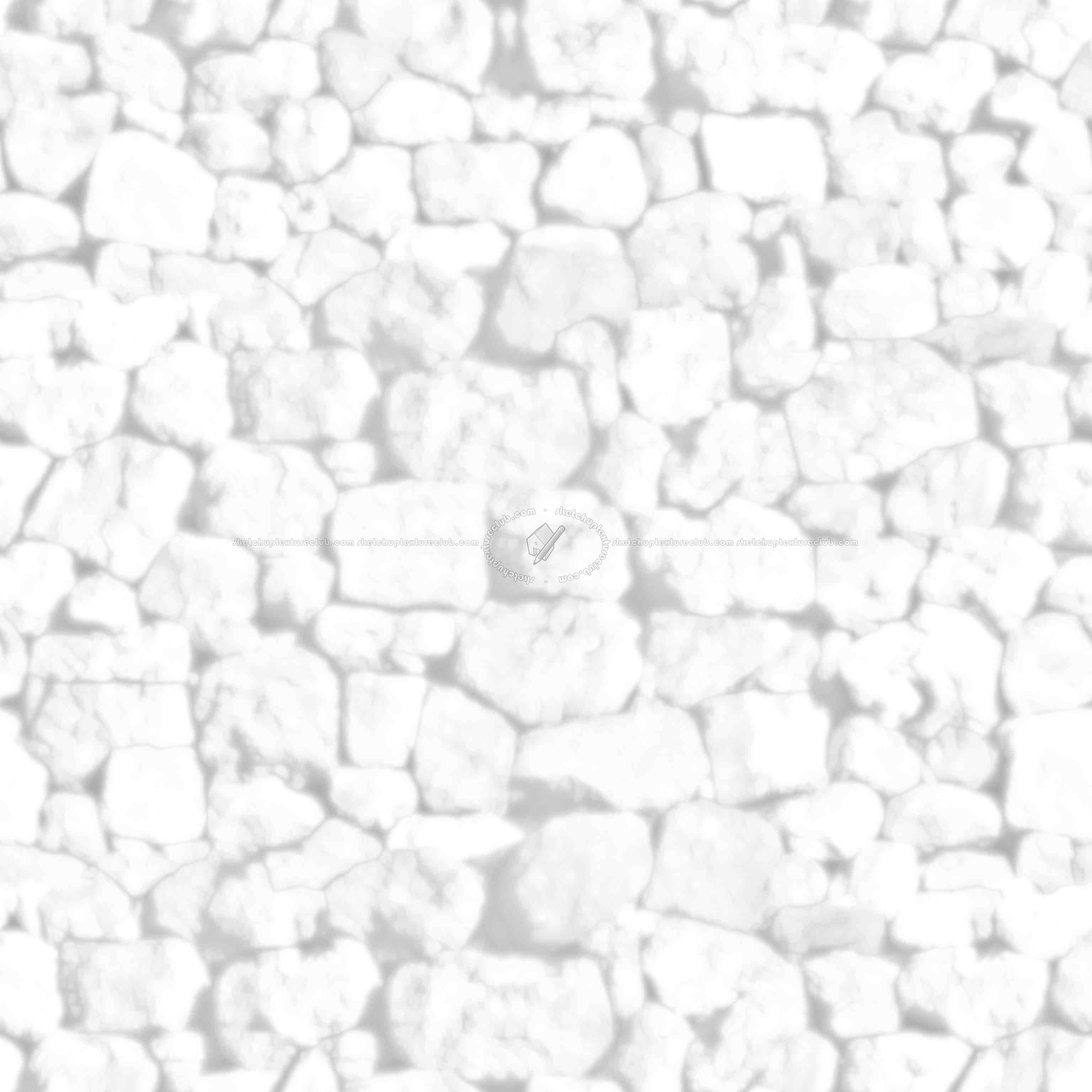 Textures - ARCHITECTURE - STONES WALLS - Stone walls - dry lava stone wall pbr texture seamless B 22432 - Ambient occlusion