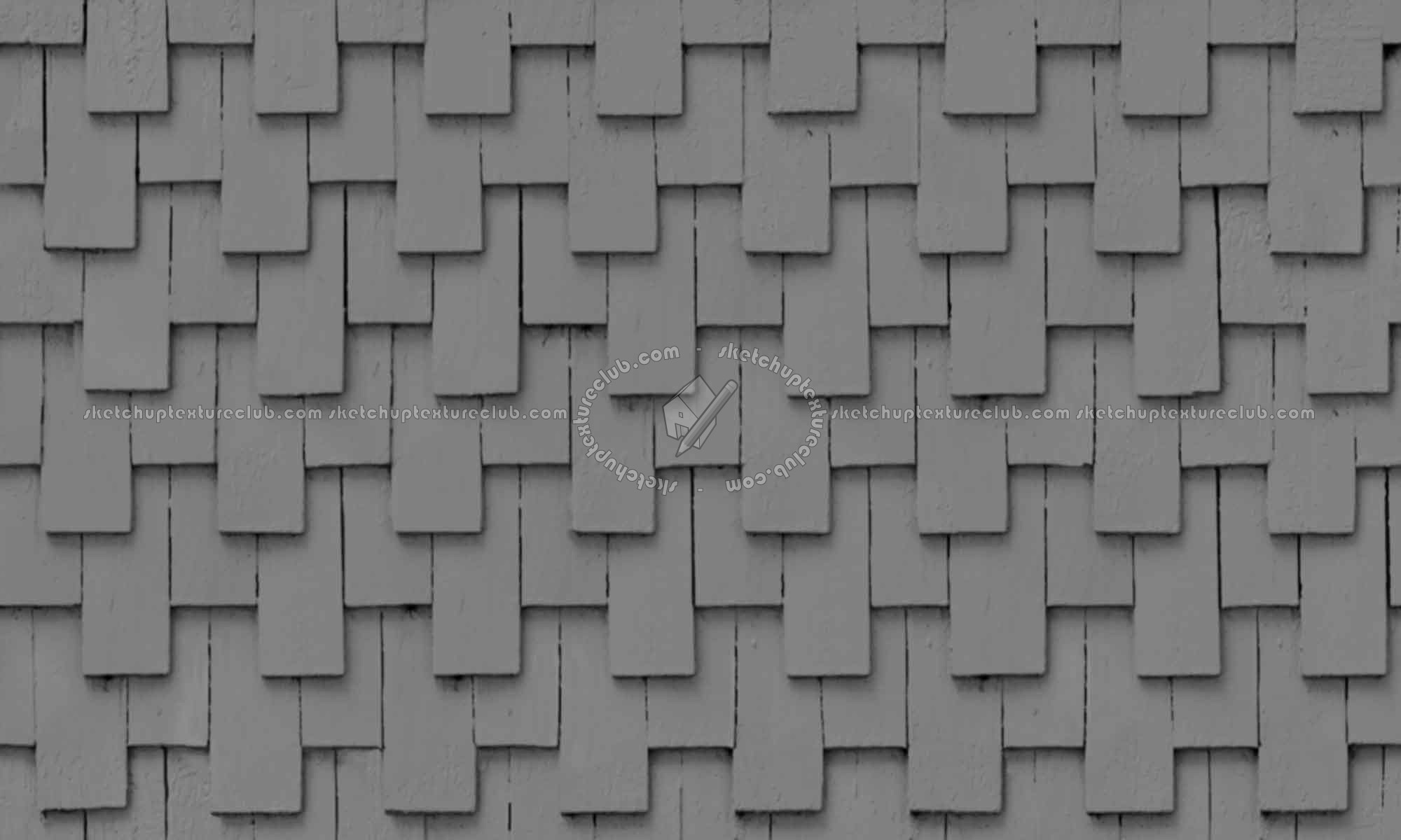 Textures   -   ARCHITECTURE   -   WOOD PLANKS   -   Siding wood  - Siding wood wall paneling texture seamless 20700 - Displacement