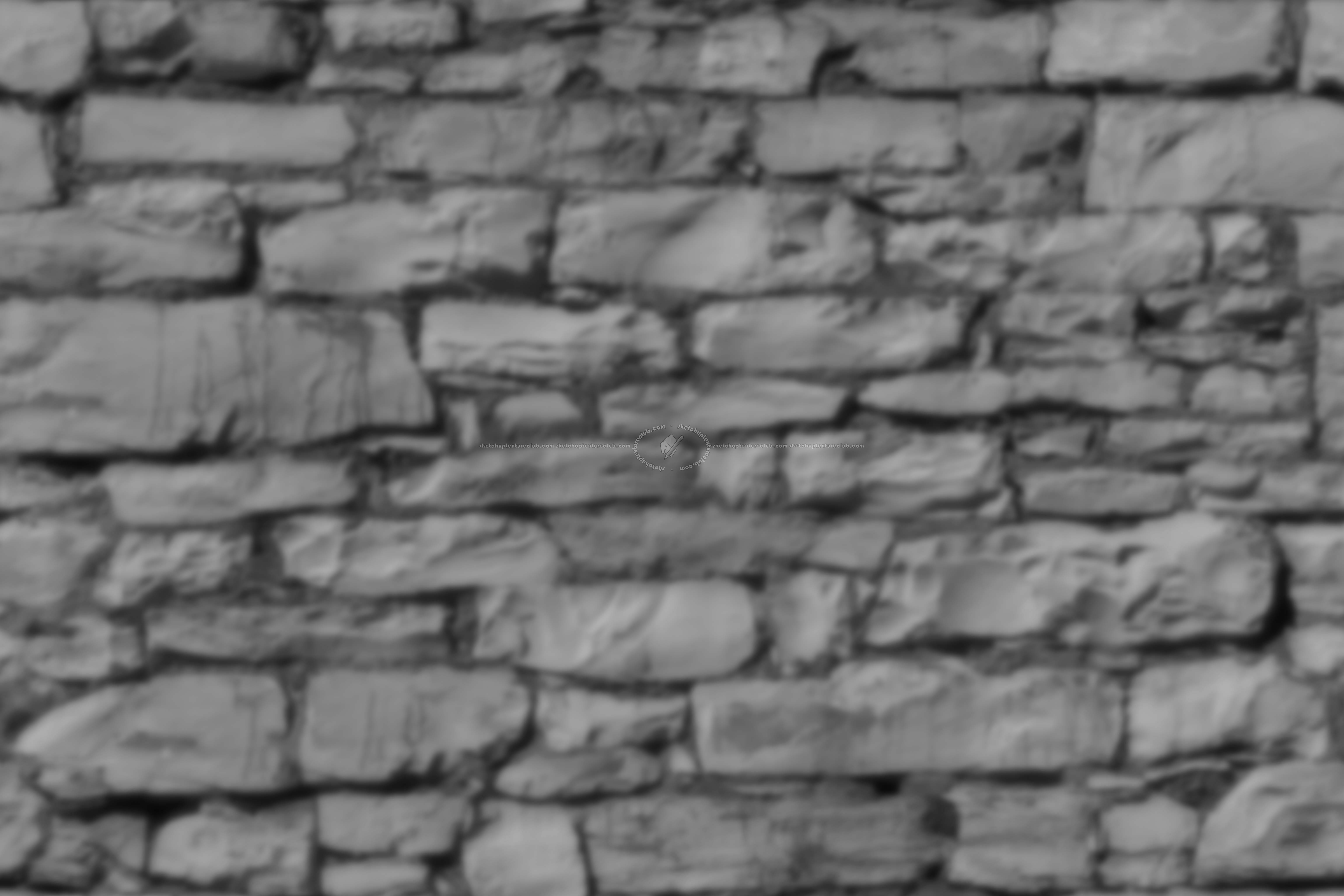 Textures - ARCHITECTURE - STONES WALLS - Stone walls - stone wall pbr texture-seamless 22434 - Displacement