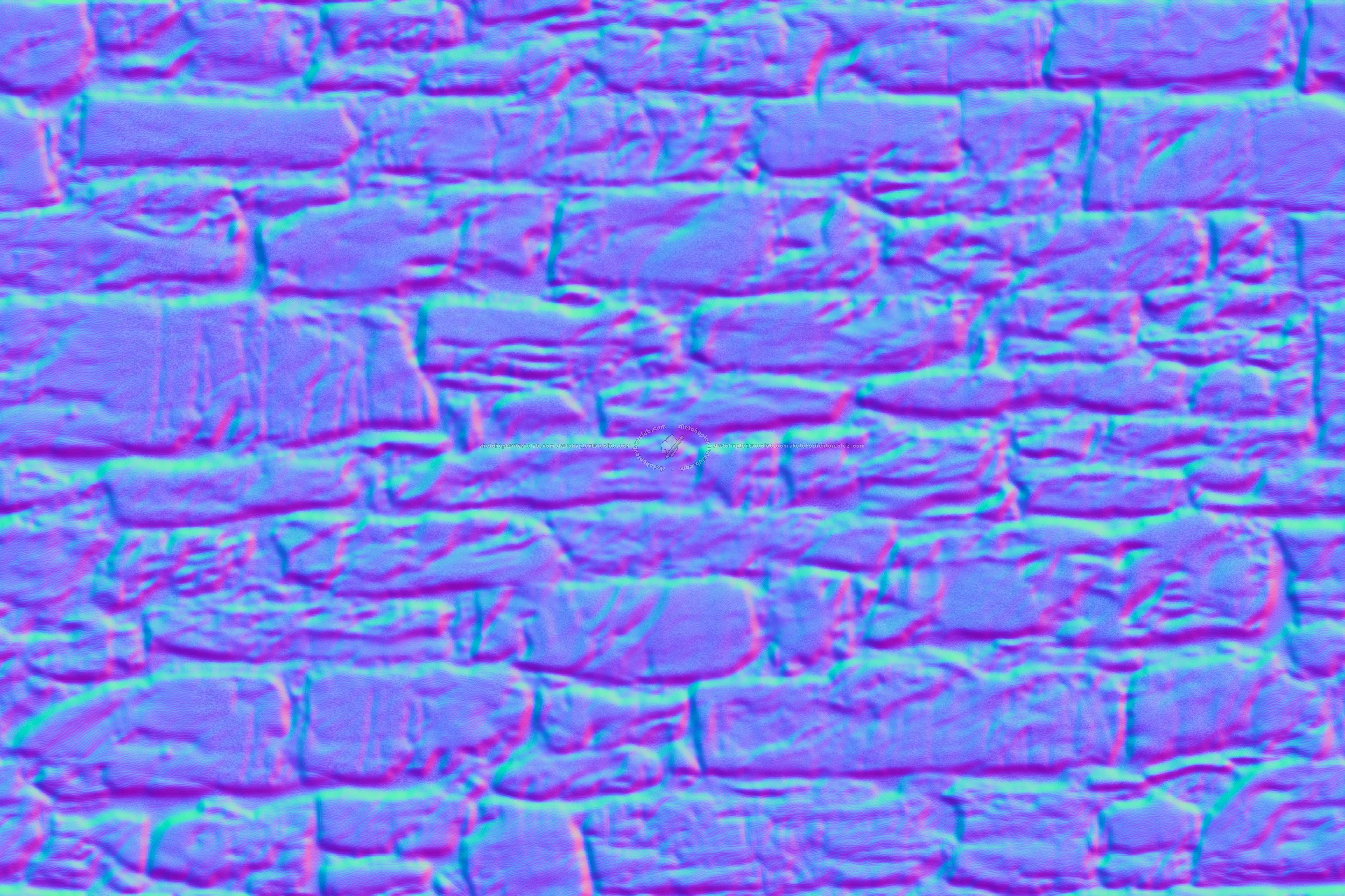 Textures - ARCHITECTURE - STONES WALLS - Stone walls - stone wall pbr texture-seamless 22434 - Normal