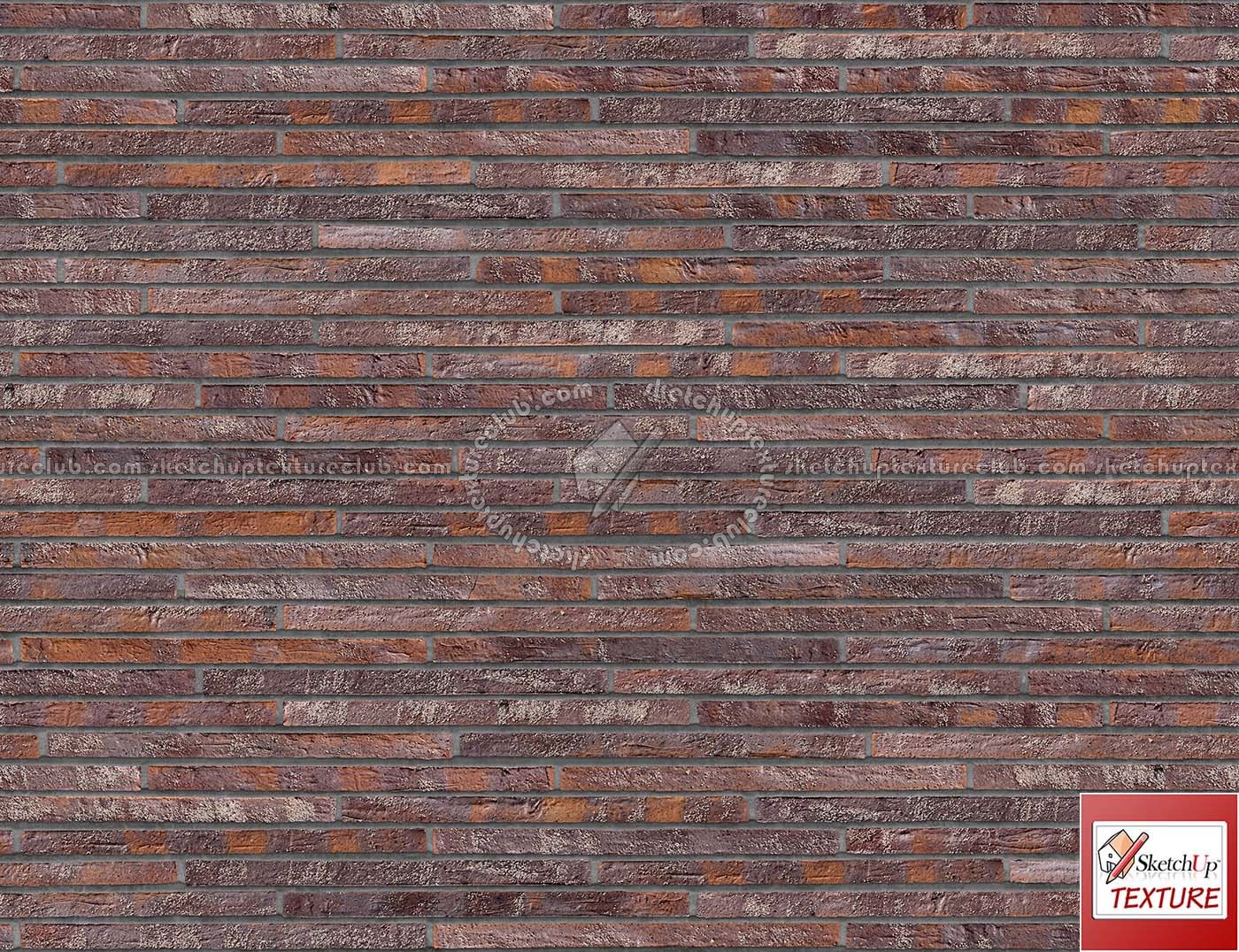 Textures   -   ARCHITECTURE   -   WALLS TILE OUTSIDE  - Clay bricks wall cladding PBR texture seamless 21729