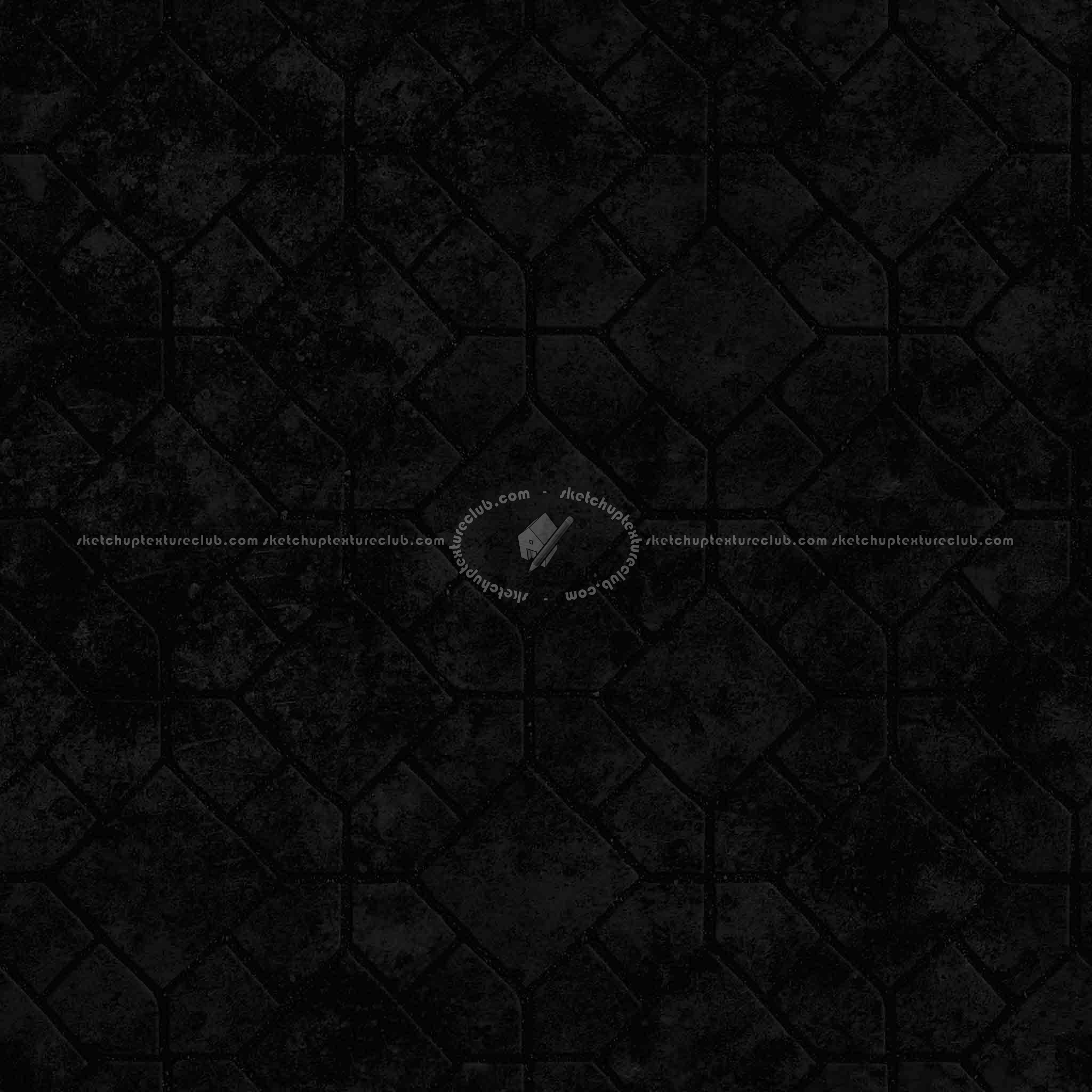 Textures   -   ARCHITECTURE   -   PAVING OUTDOOR   -   Concrete   -   Blocks damaged  - Concrete paving outdoor damaged texture seamless 05507 - Specular