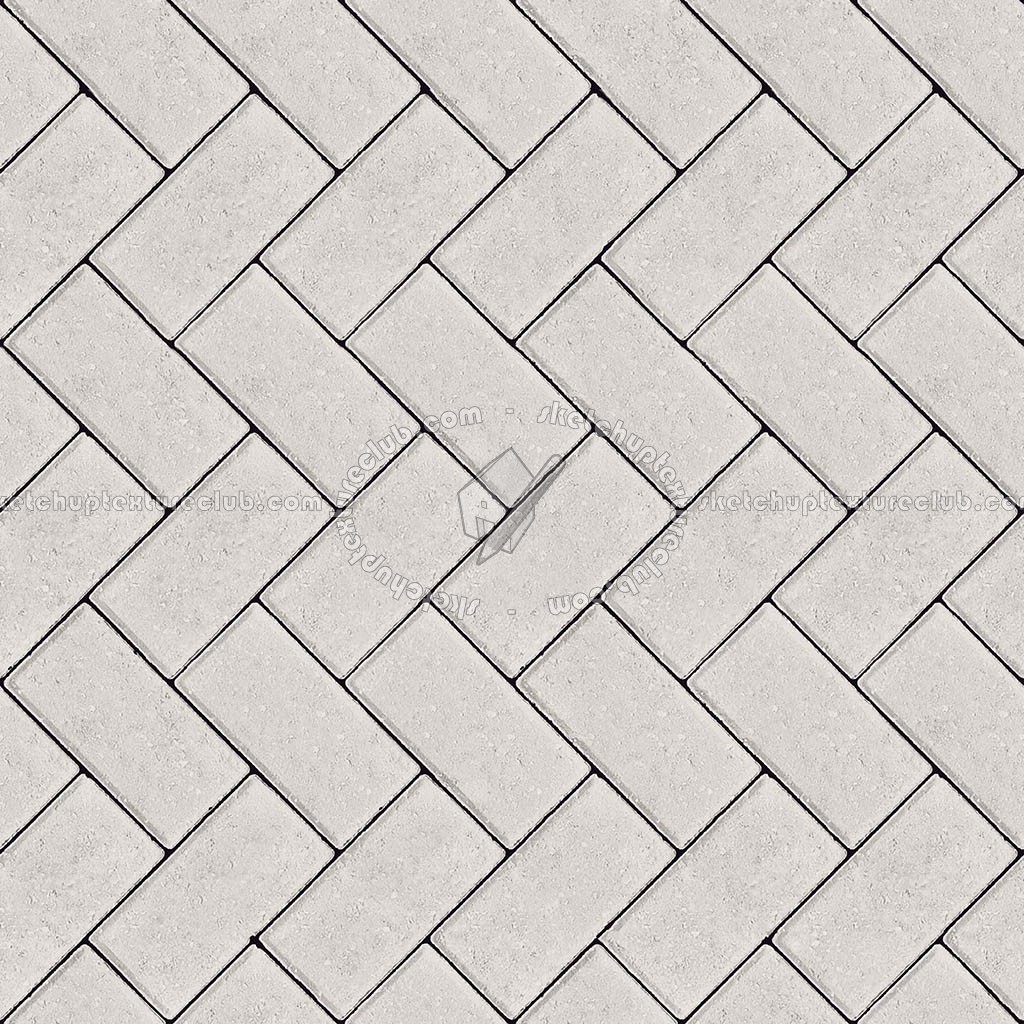 Textures   -   ARCHITECTURE   -   PAVING OUTDOOR   -   Concrete   -   Herringbone  - Concrete paving herringbone outdoor texture seamless 05817 (seamless)