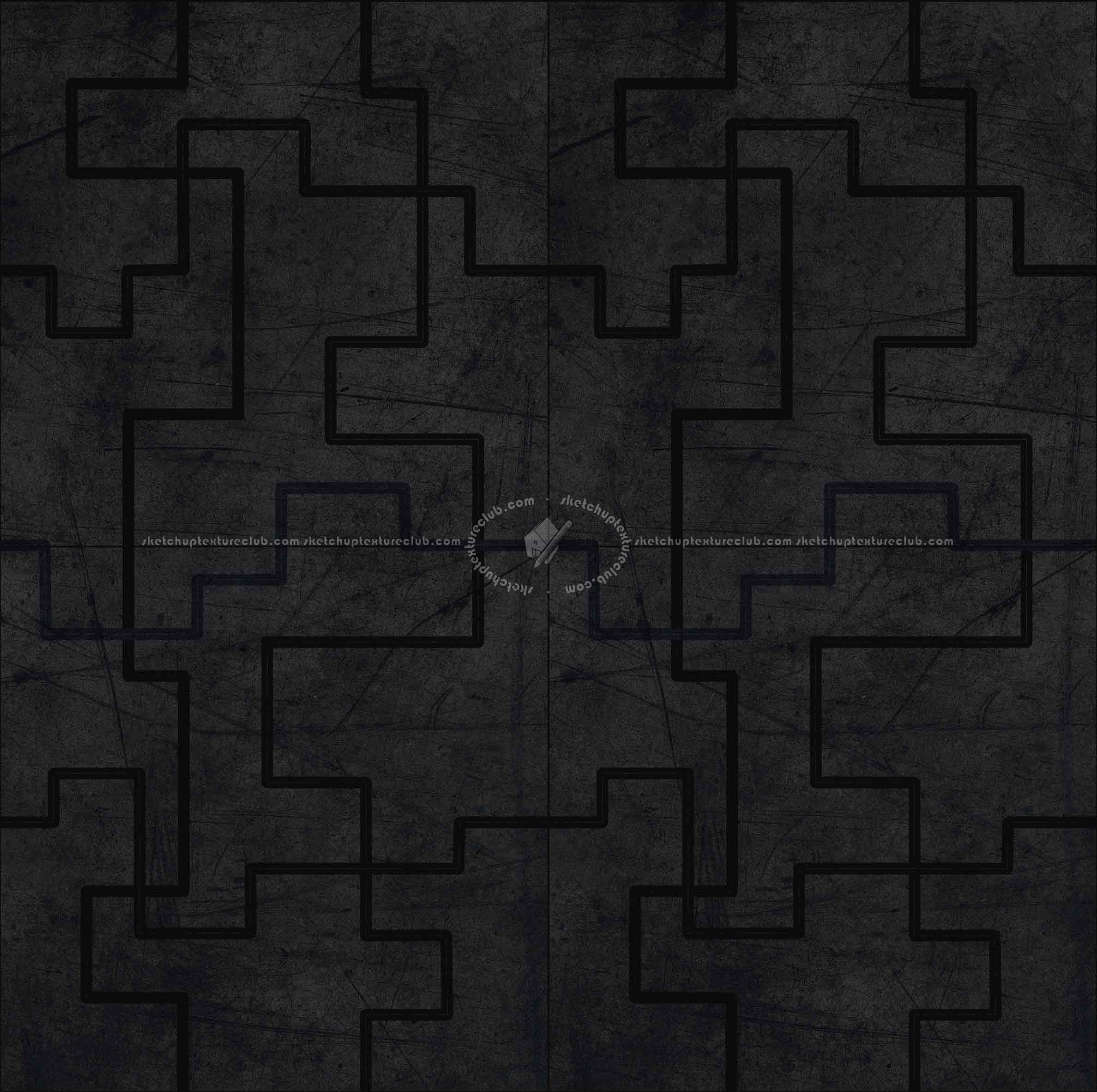 Textures   -   ARCHITECTURE   -   TILES INTERIOR   -   Design Industry  - Graffiti urban style concrete rectangular tile texture seamless 14067 - Specular