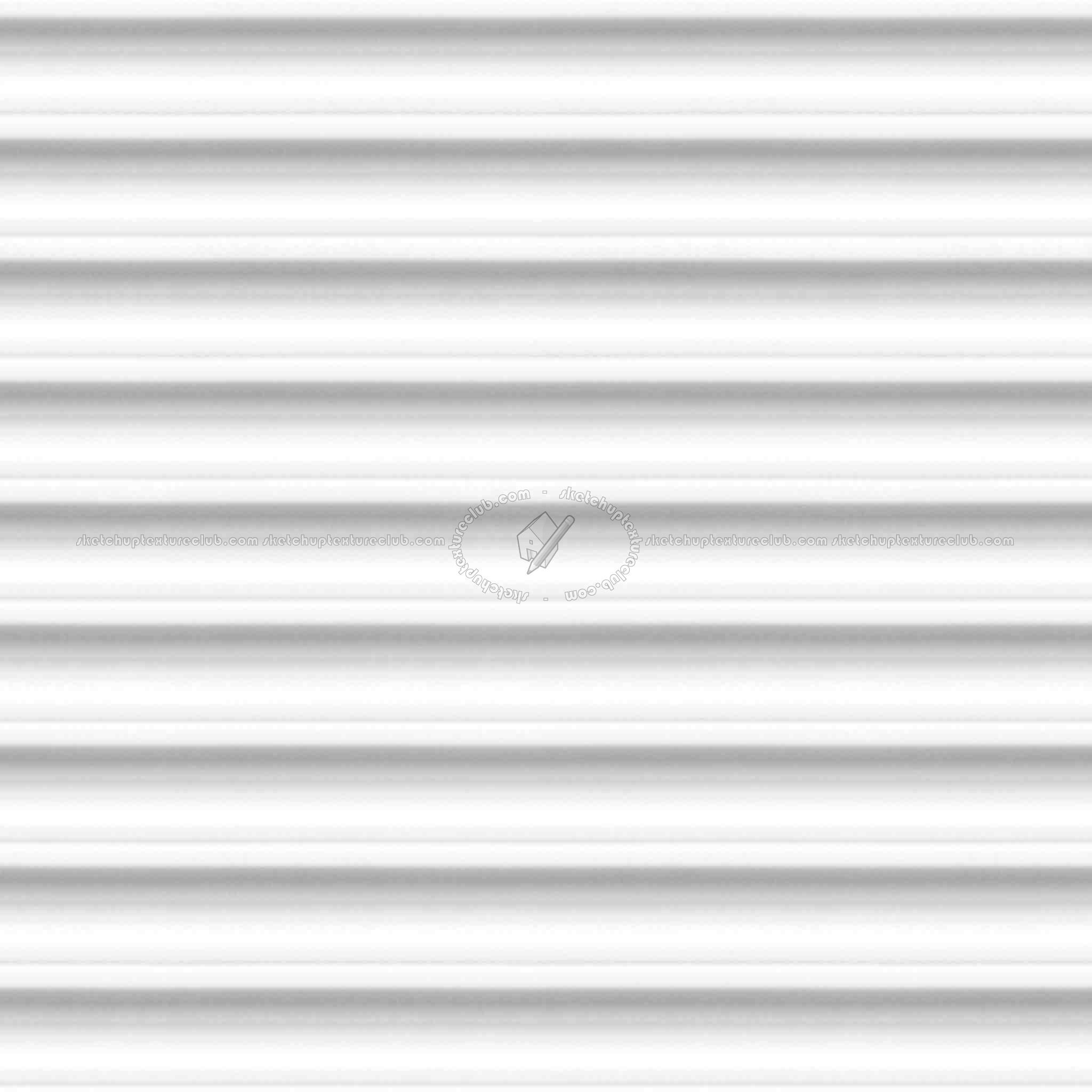 Textures   -   MATERIALS   -   METALS   -   Corrugated  - Painted corrugated metal texture seamless 09945 - Ambient occlusion