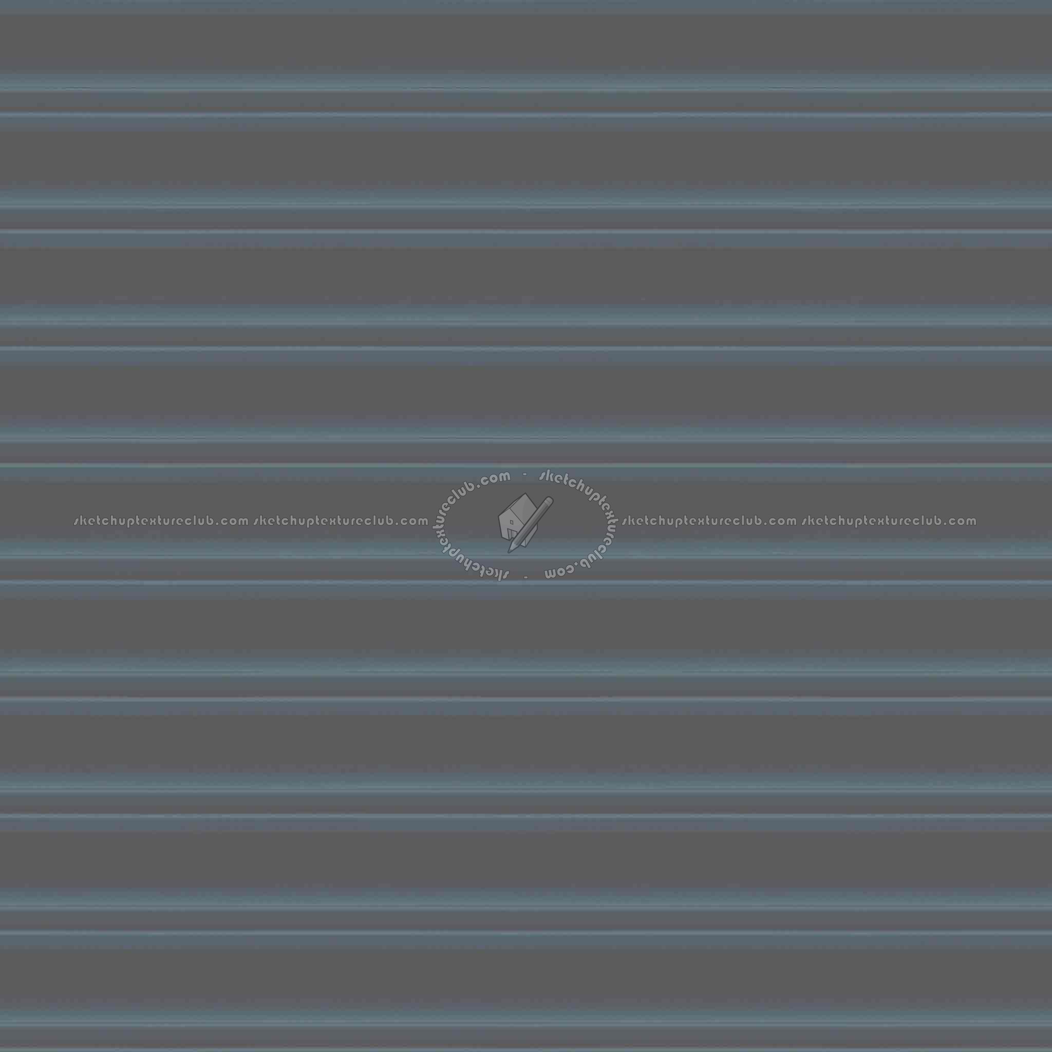 Textures   -   MATERIALS   -   METALS   -   Corrugated  - Painted corrugated metal texture seamless 09945 - Specular