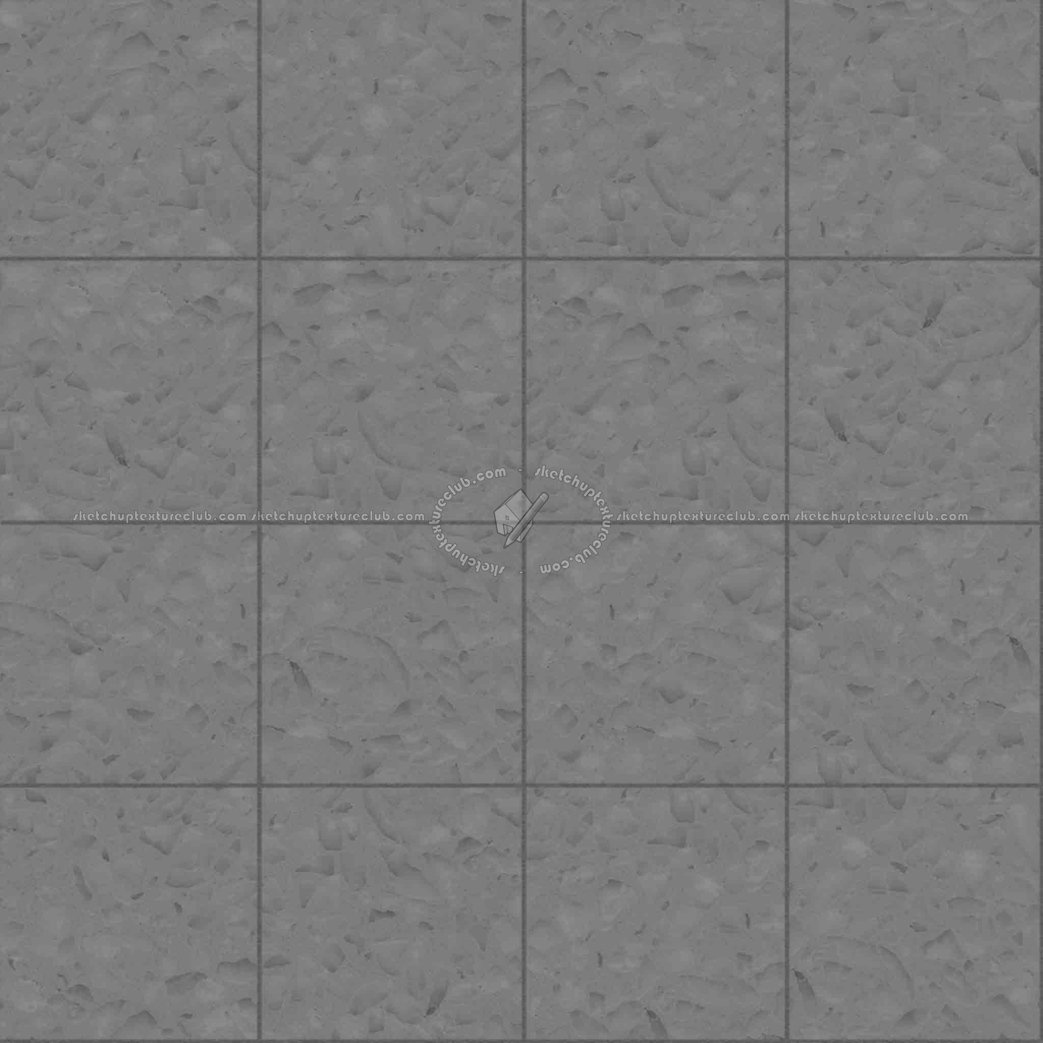 Textures   -   ARCHITECTURE   -   TILES INTERIOR   -   Terrazzo  - Terrazzo floor tile PBR texture seamless 21532 - Displacement
